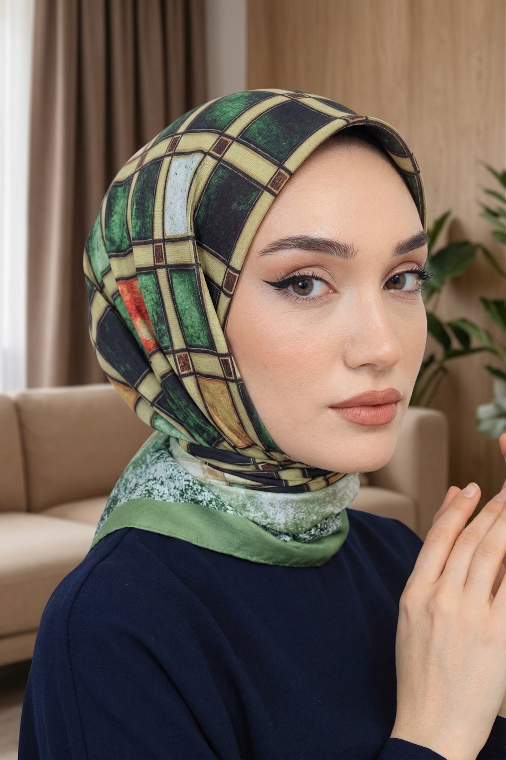 Desenli Soft Eşarp - 029