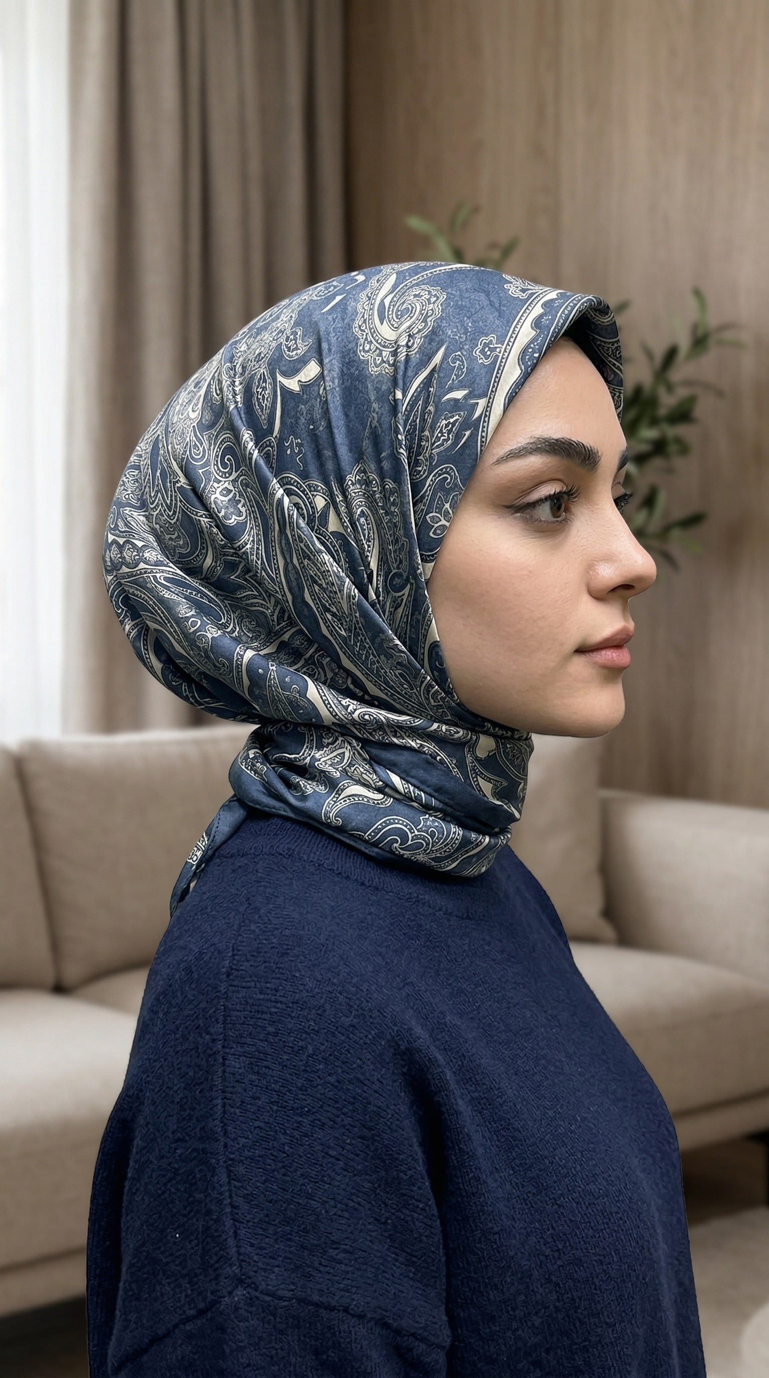 Desenli Soft Eşarp - 031
