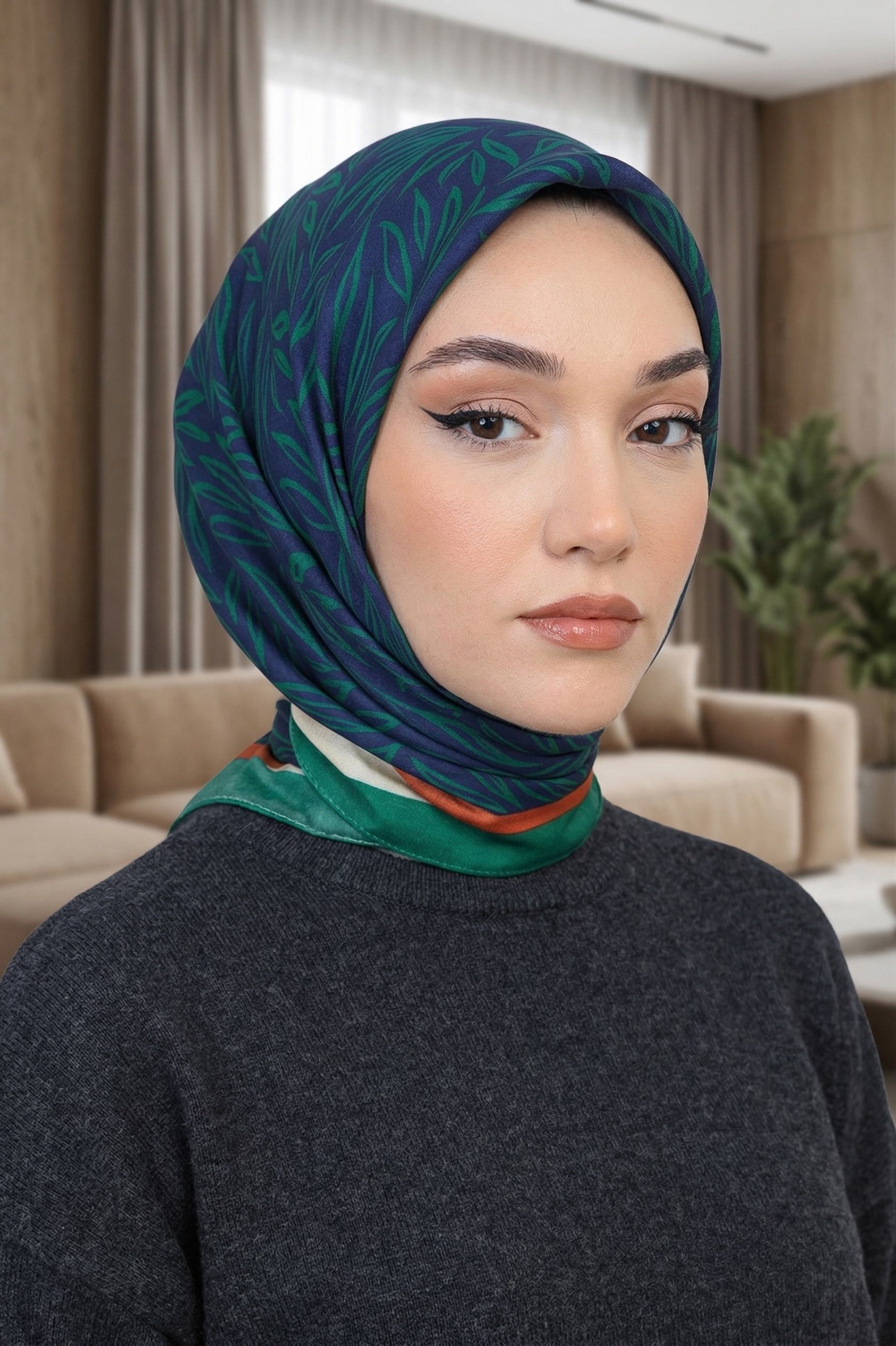 Desenli Soft Eşarp - 032