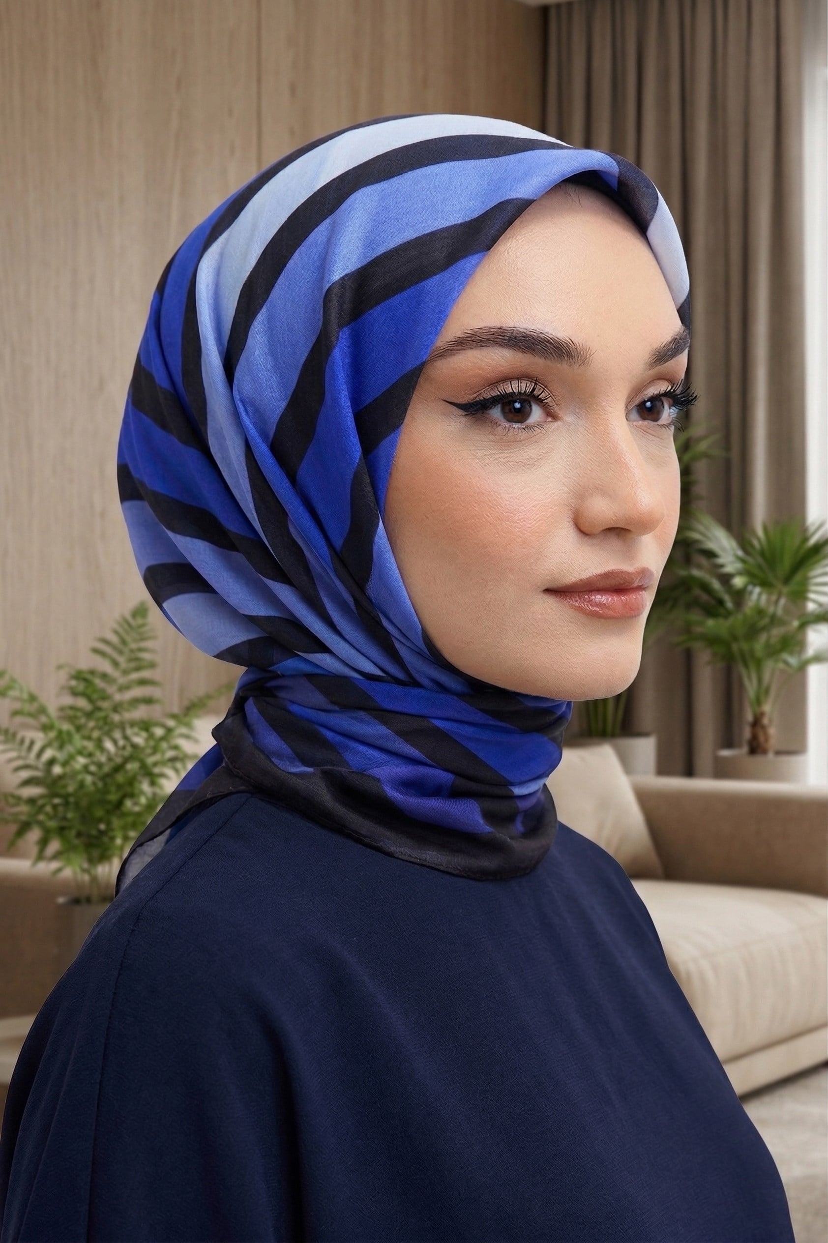Desenli Soft Eşarp - 035