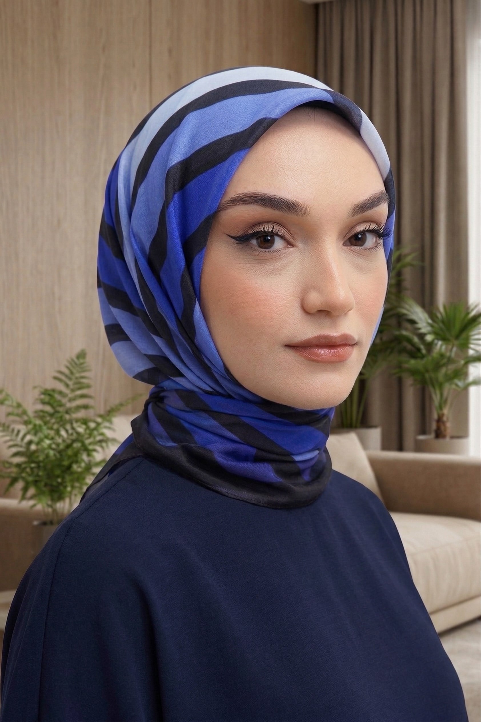 Desenli Soft Eşarp - 035