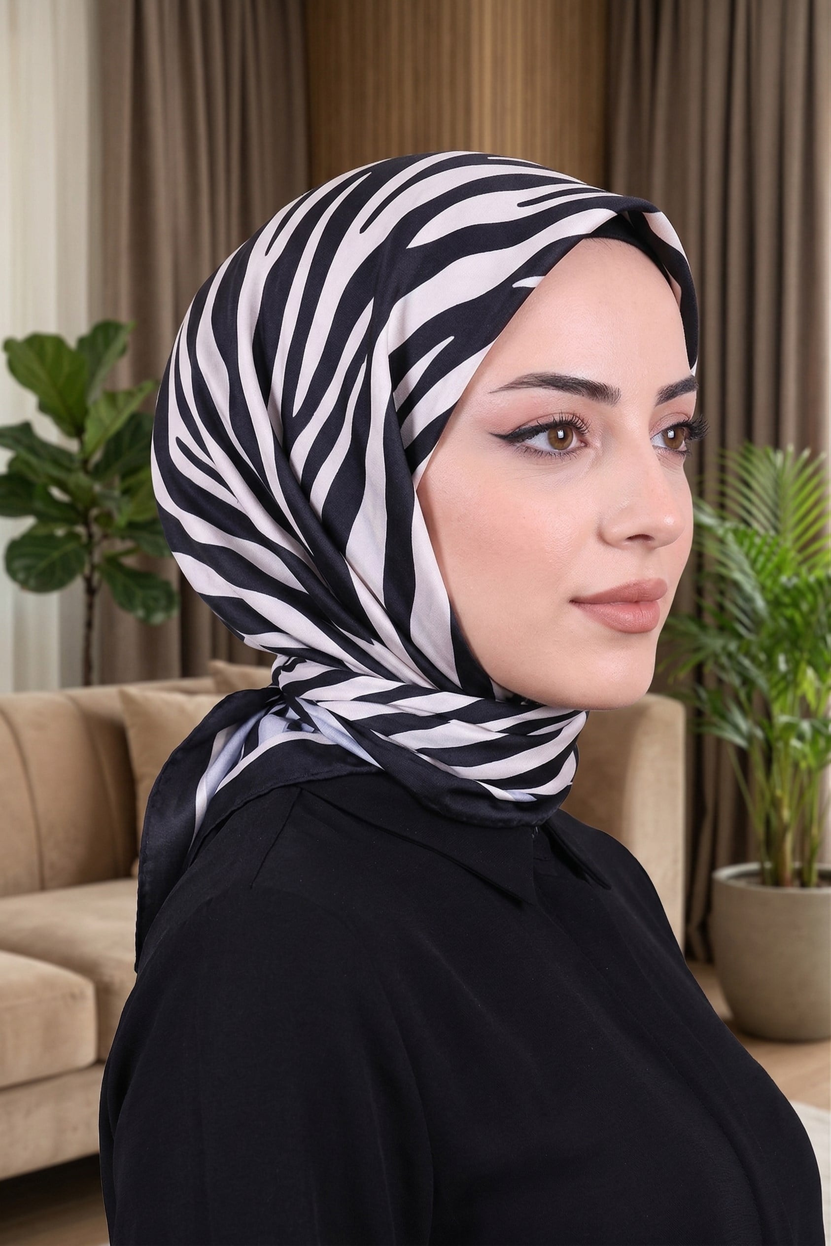Desenli Soft Eşarp - 041