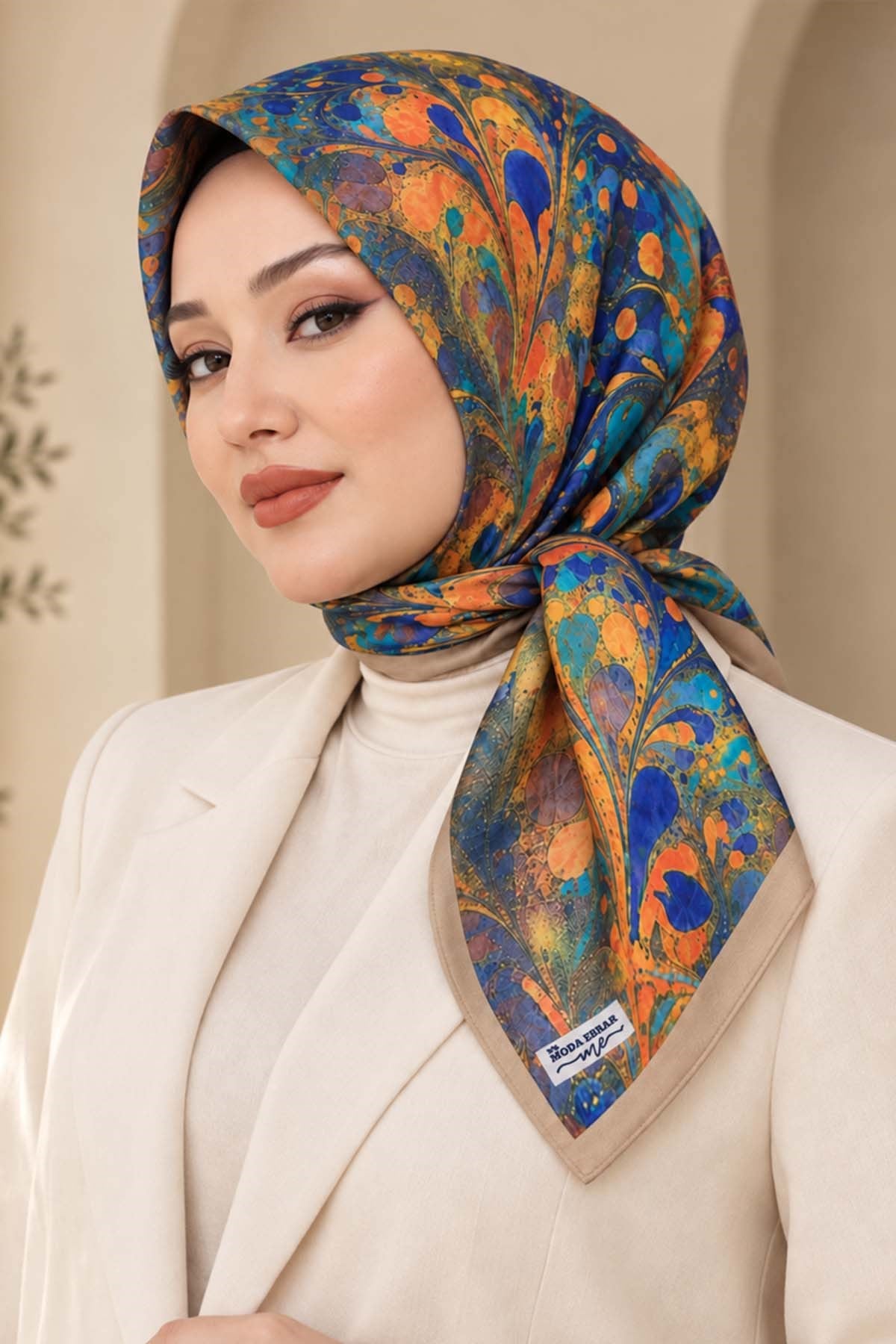 Desenli Soft Eşarp - 050