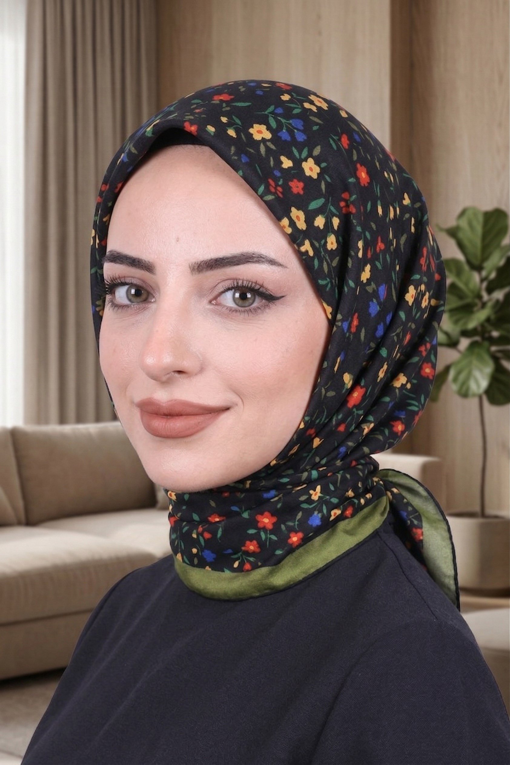 Desenli Soft Eşarp - 052