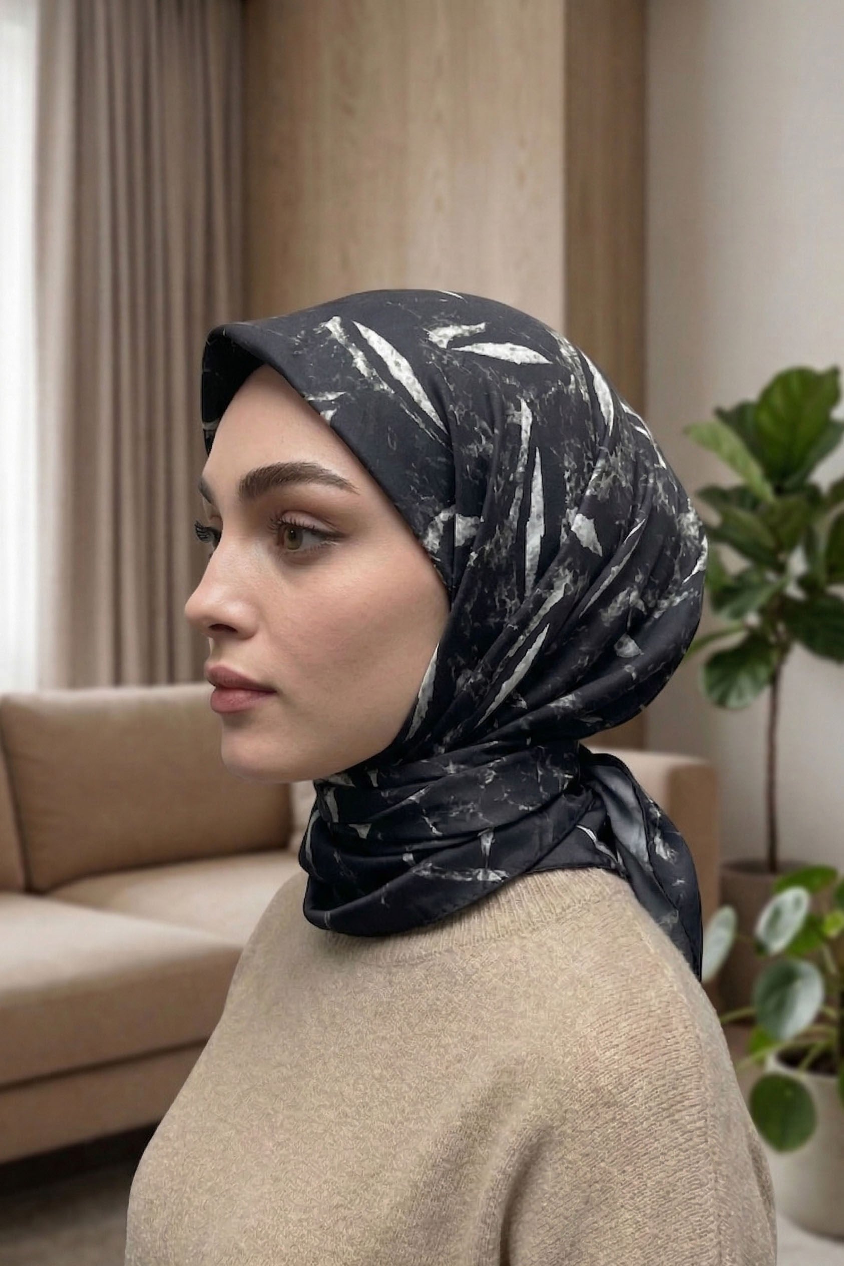 Desenli Soft Eşarp - 062