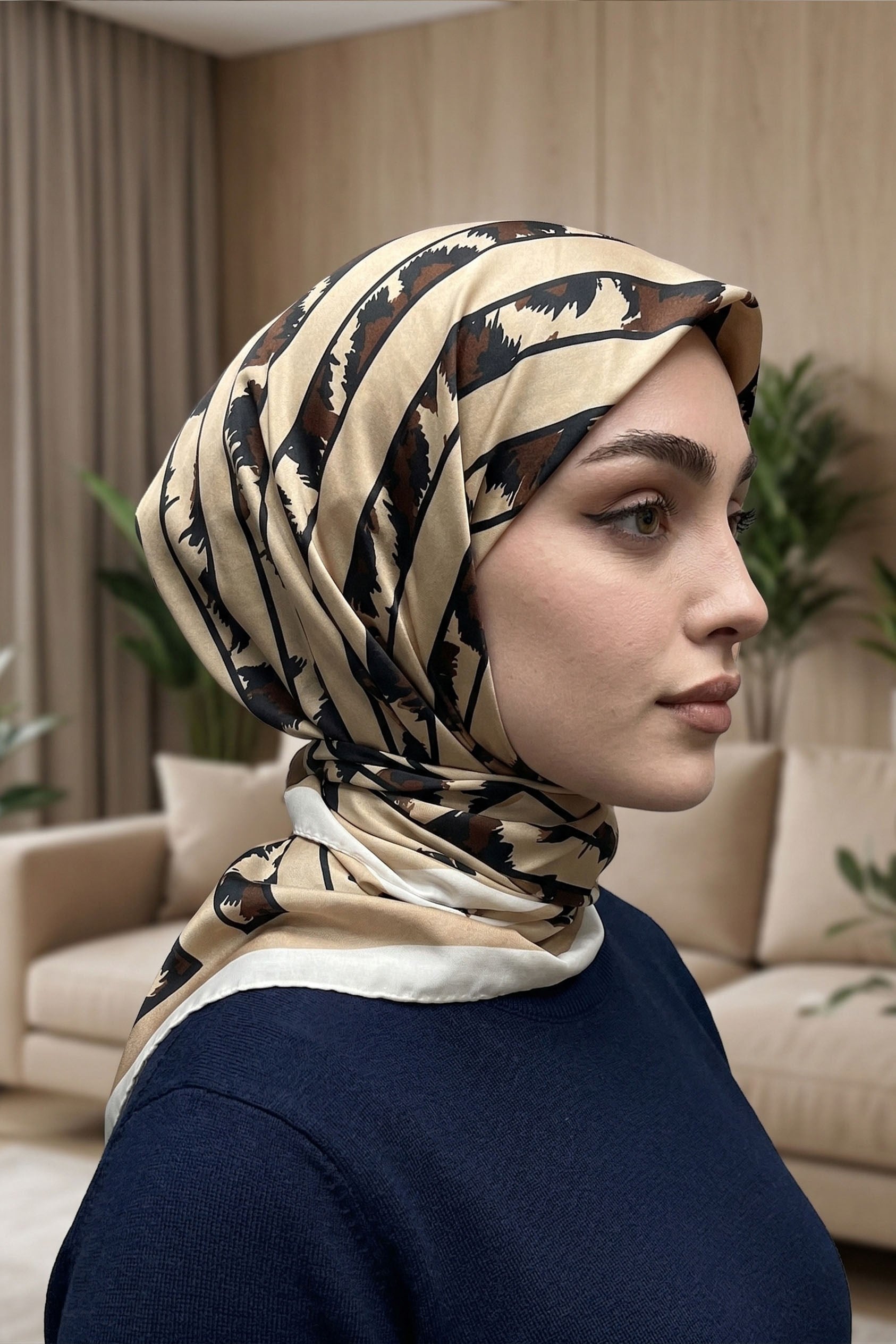 Desenli Soft Eşarp - 063
