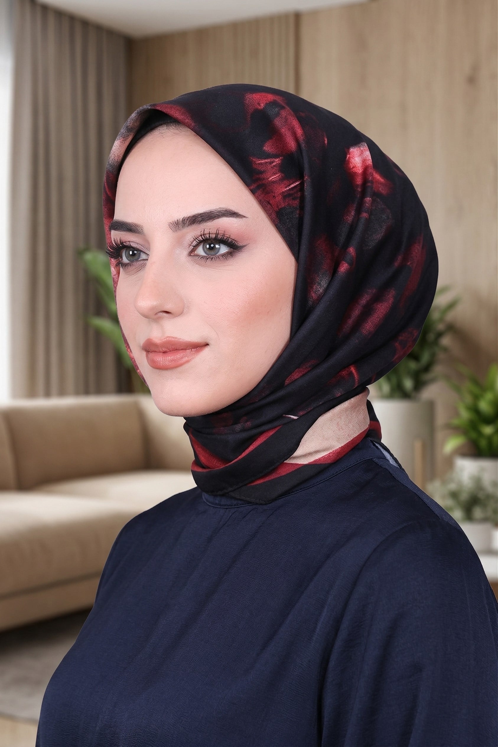 Desenli Soft Eşarp - 067