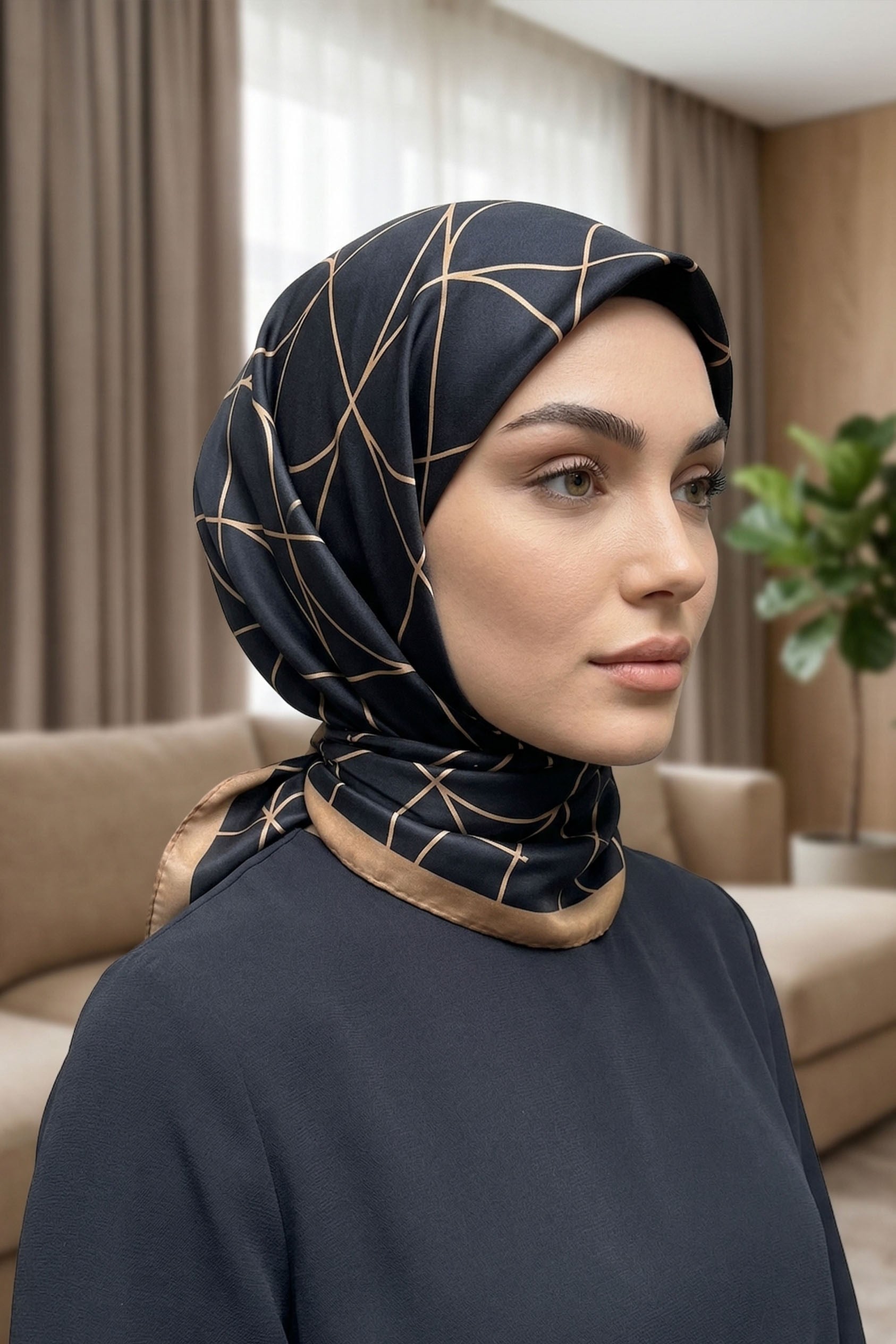 Desenli Soft Eşarp - 069