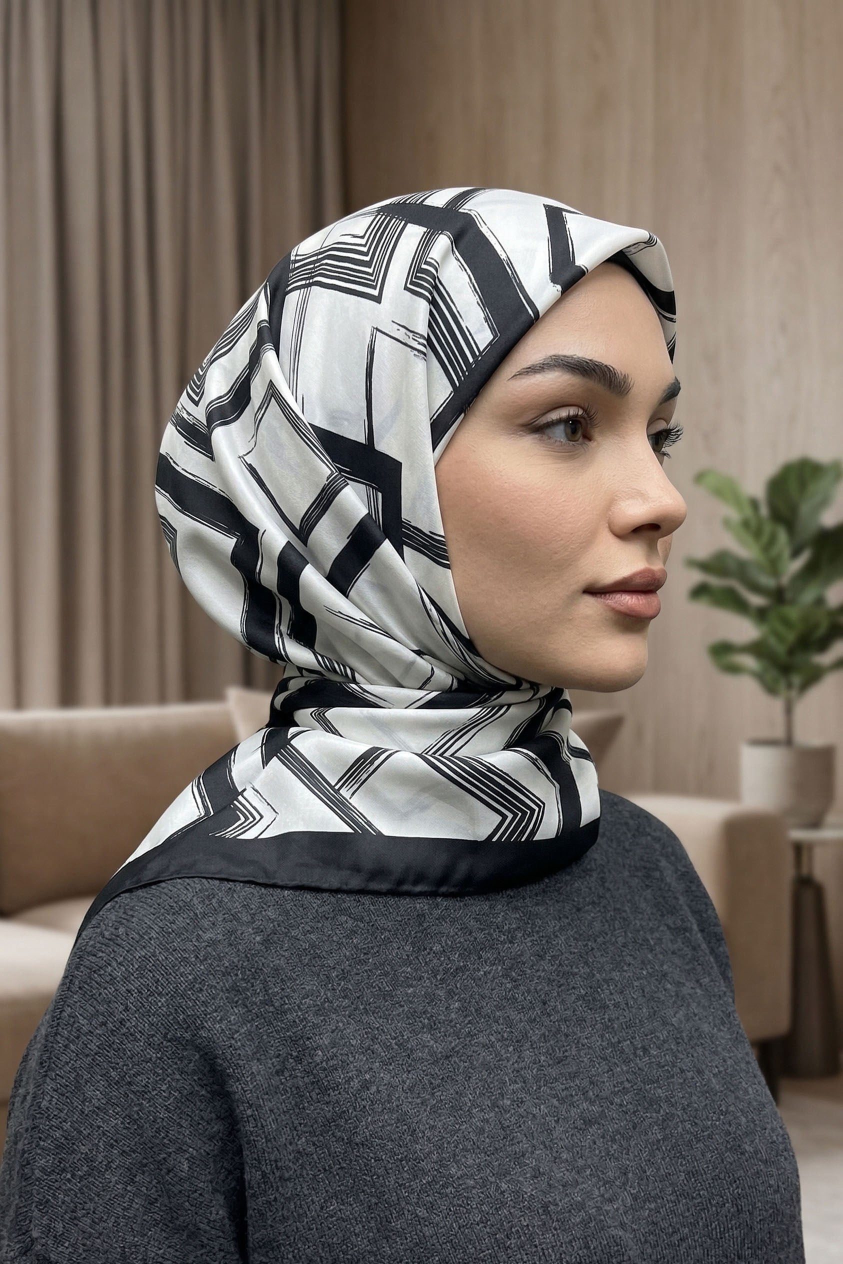Desenli Soft Eşarp - 071