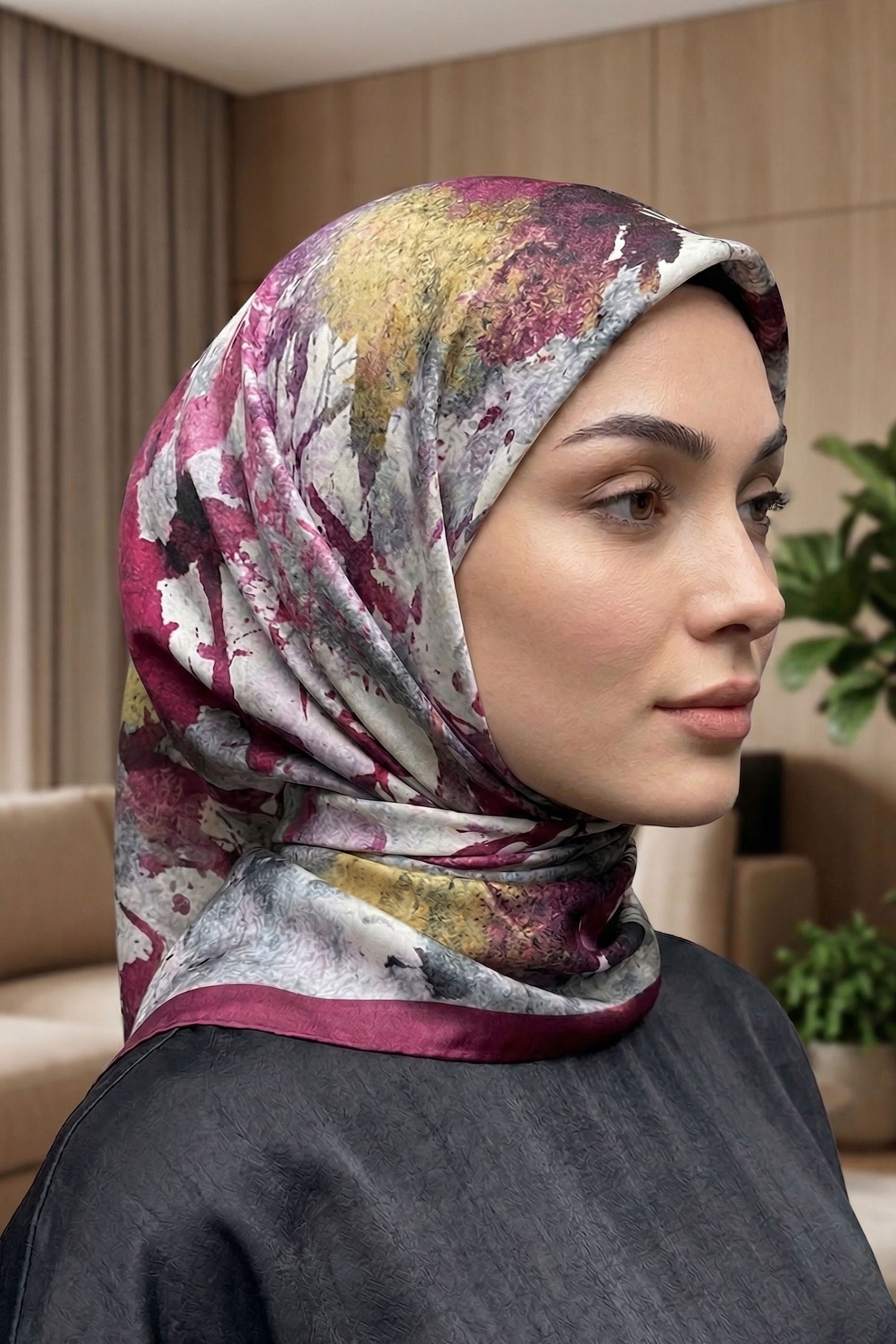 Desenli Soft Eşarp - 076
