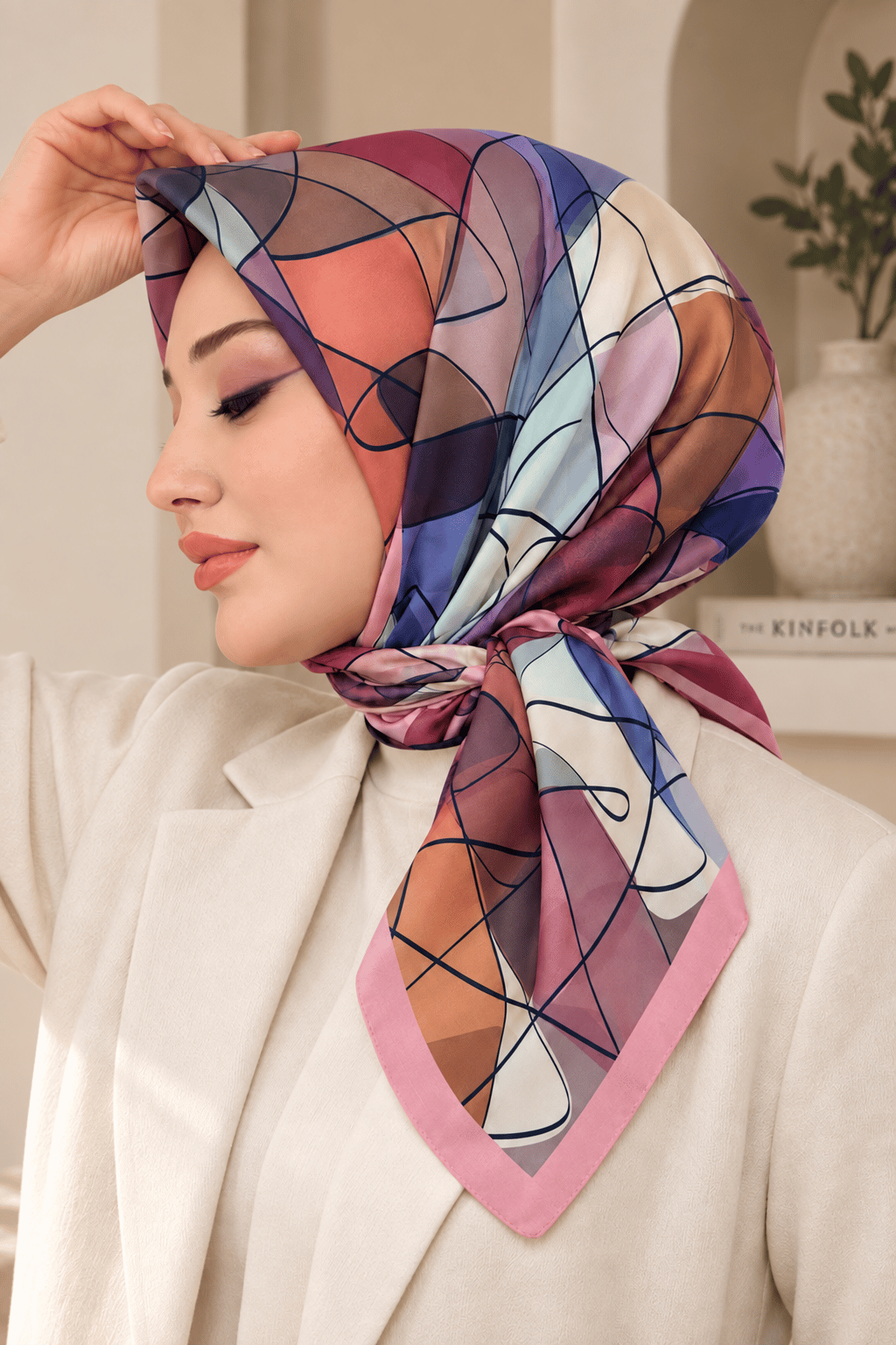 Desenli Soft Eşarp - 078