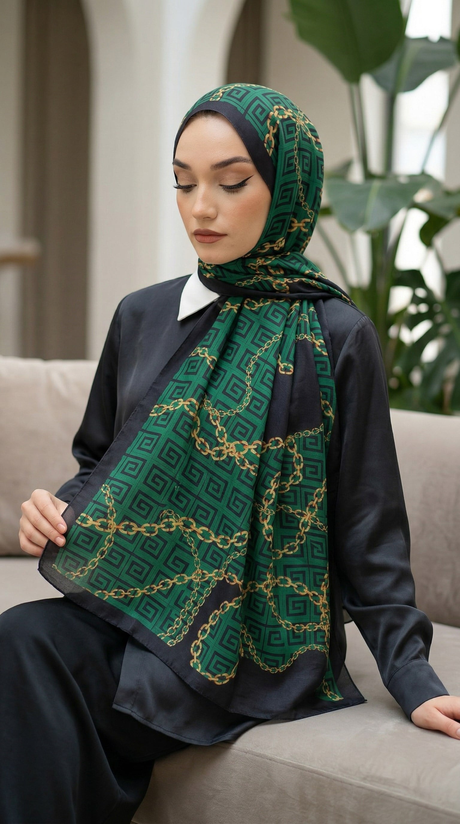 Desenli Soft Şal - 002