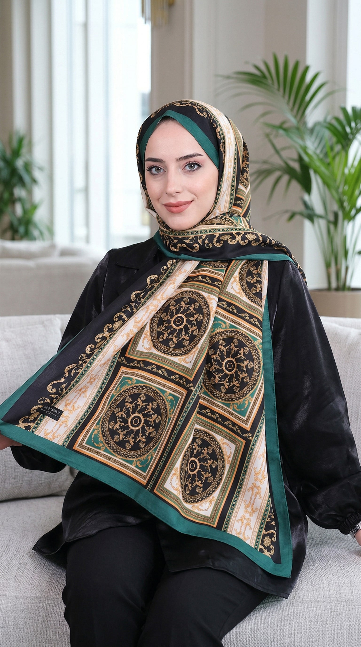 Desenli Soft Şal - 004