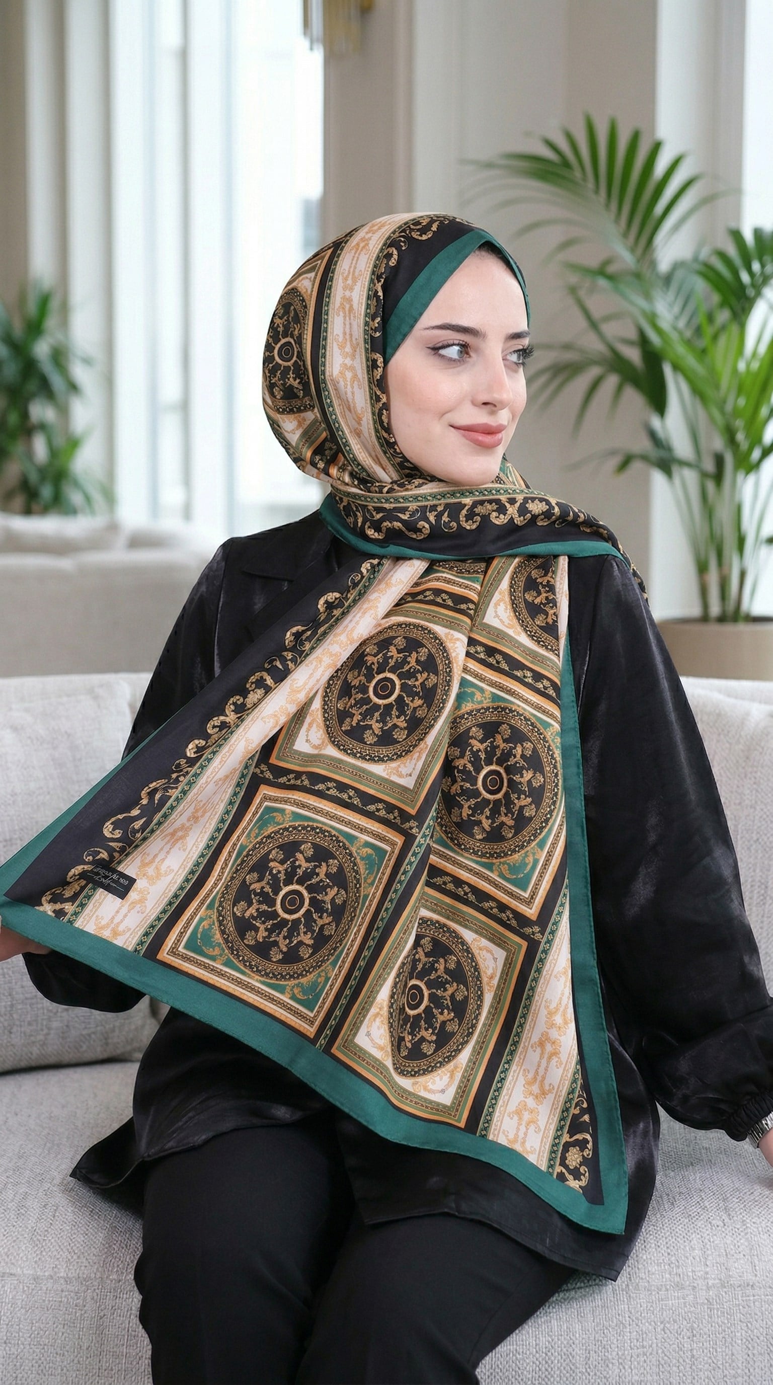 Desenli Soft Şal - 004
