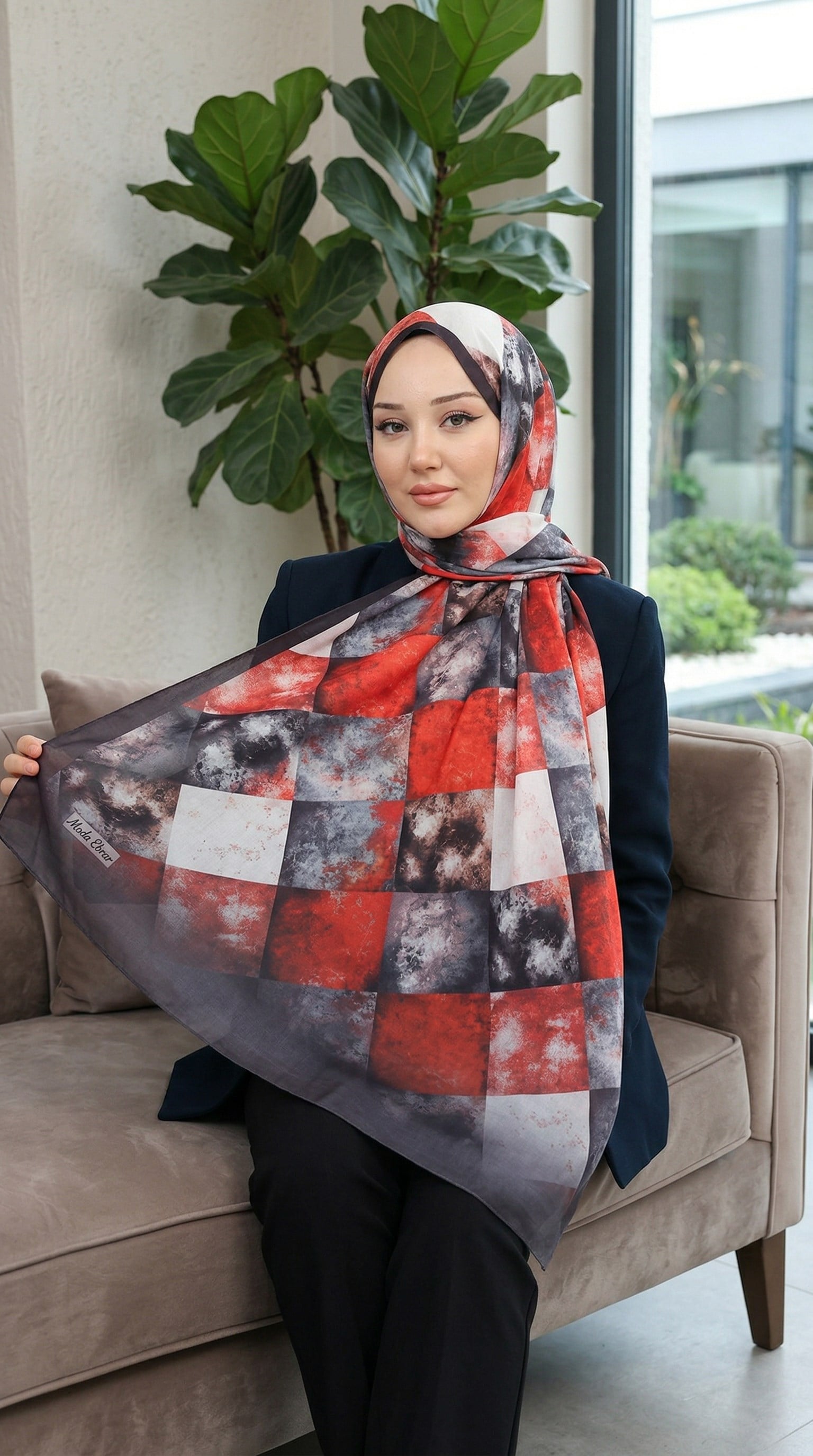 Desenli Soft Şal - 011