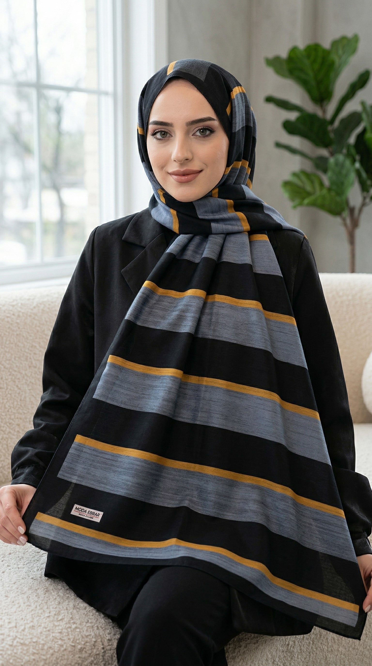 Desenli Soft Şal - 012