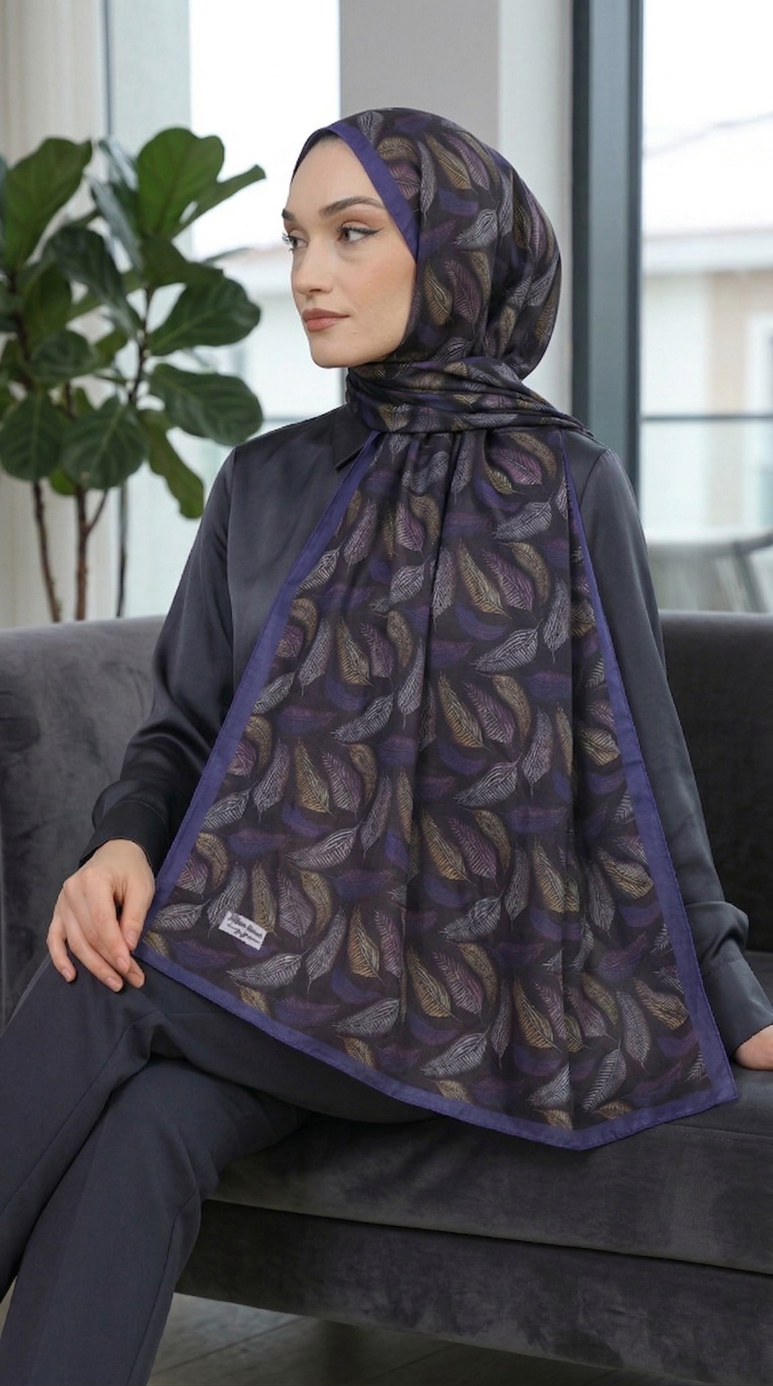 Desenli Soft Şal - 015