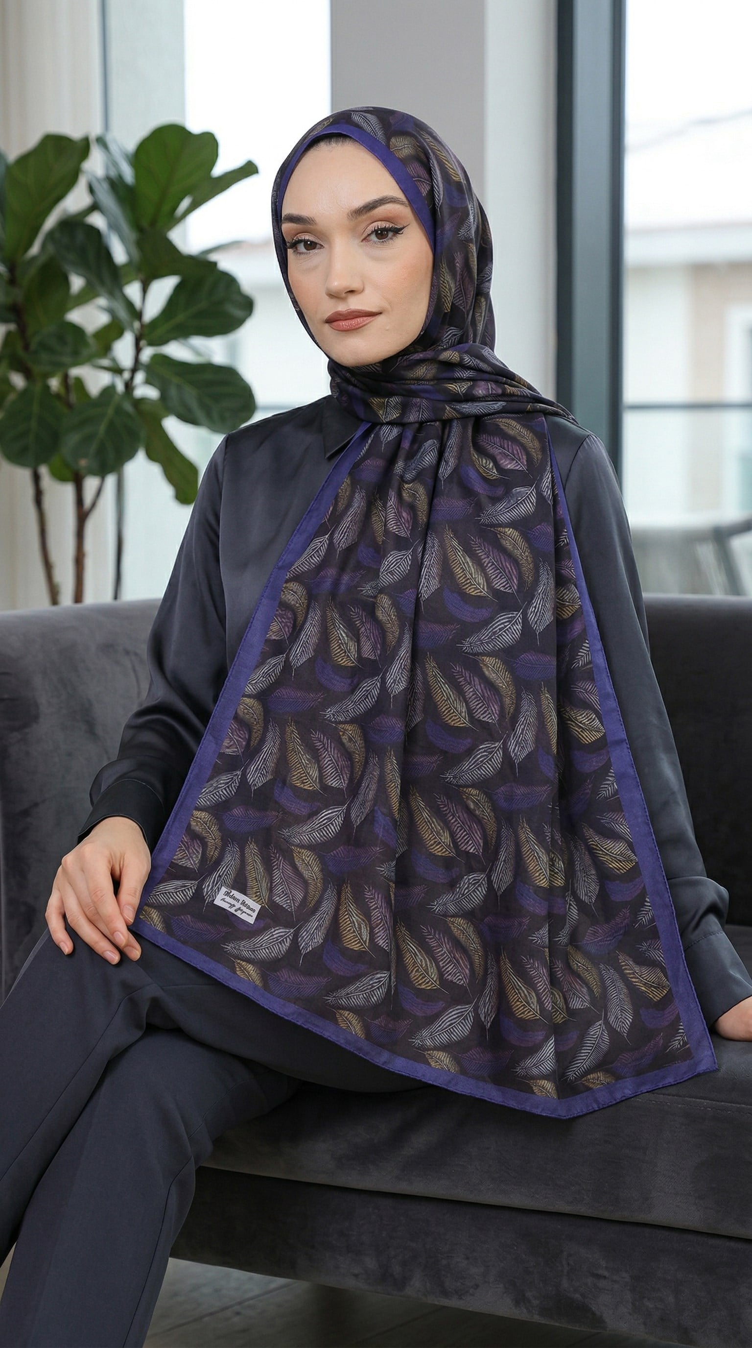 Desenli Soft Şal - 015