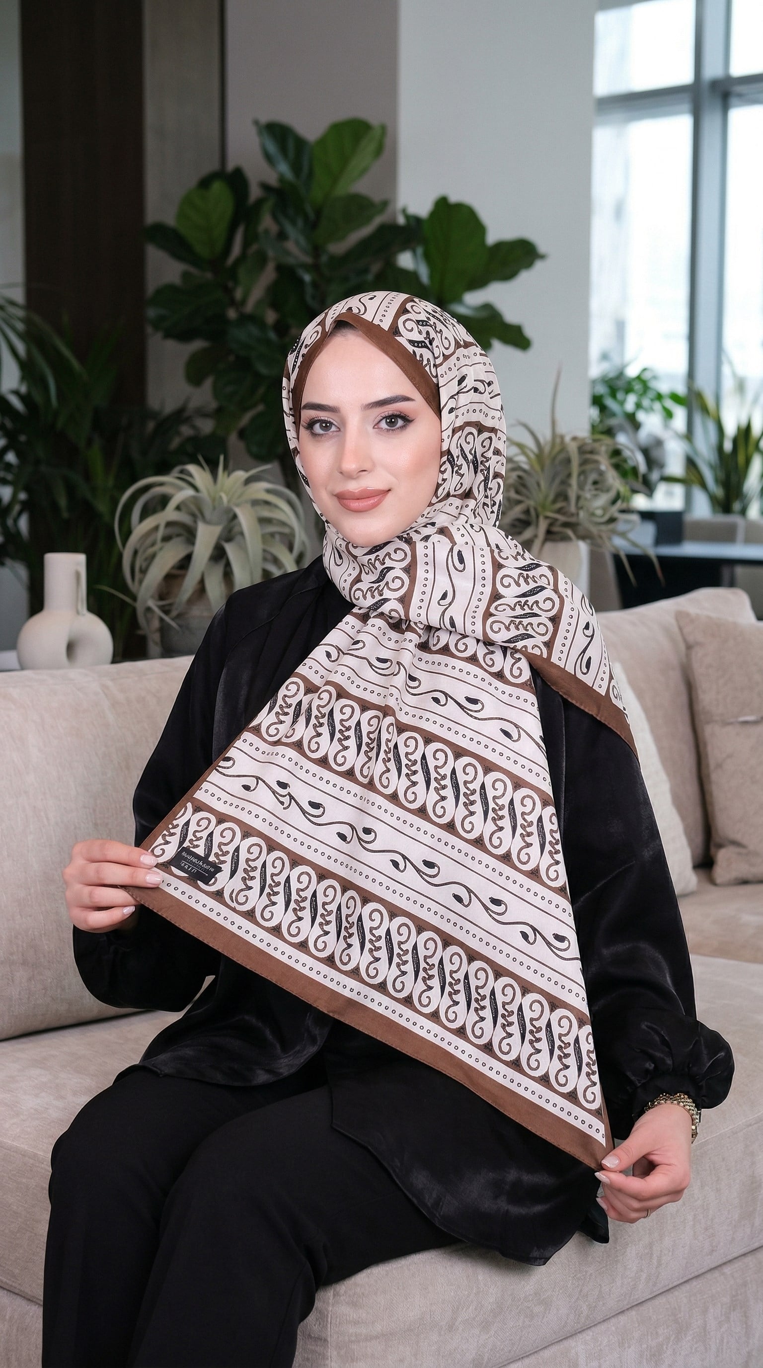 Desenli Soft Şal - 021