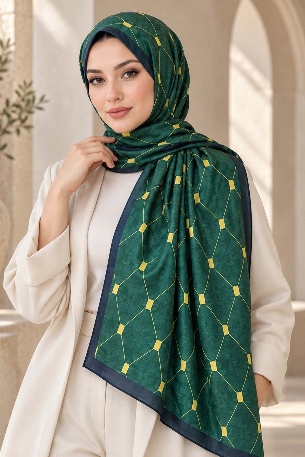 Desenli Soft Şal - 025