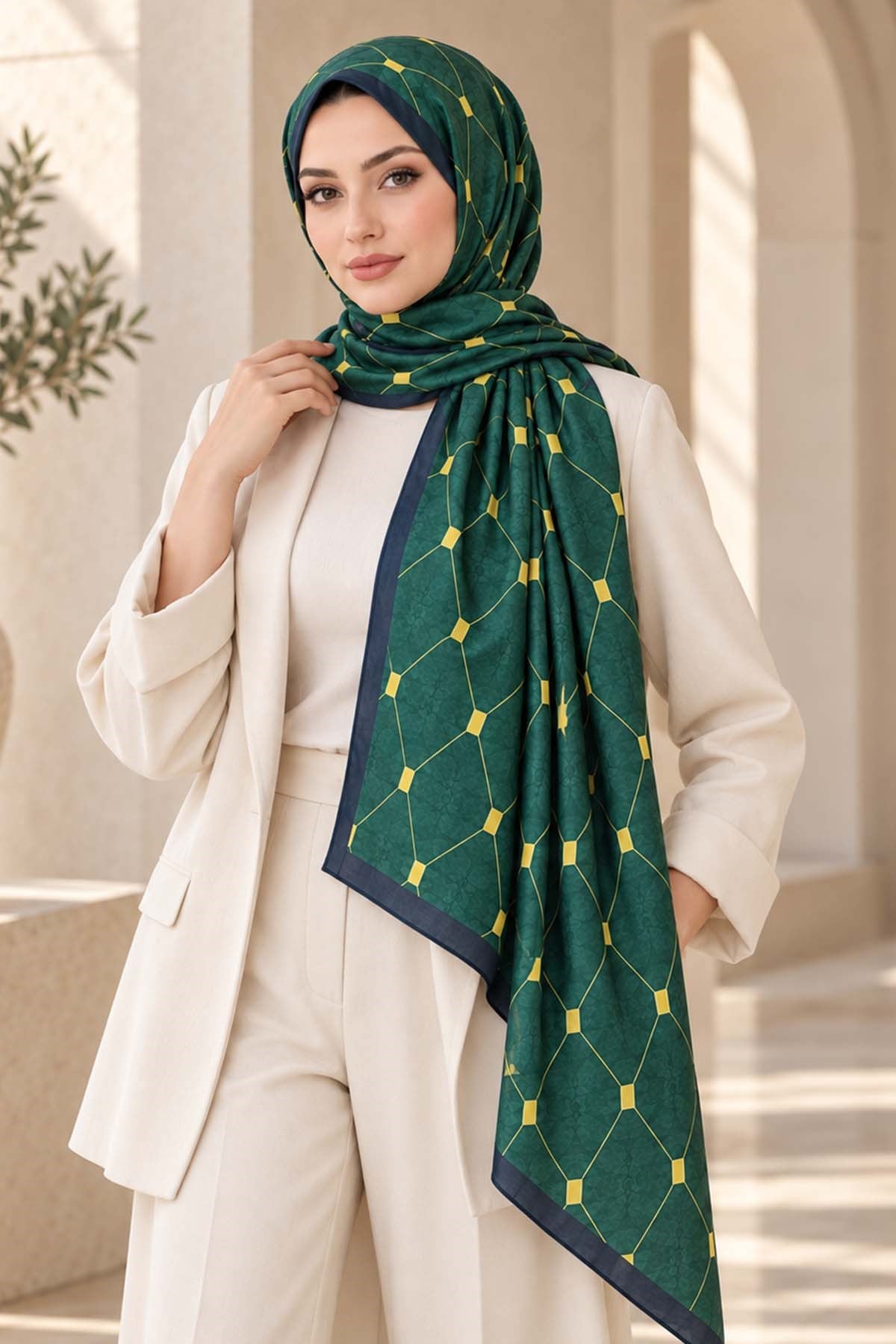 Desenli Soft Şal - 025