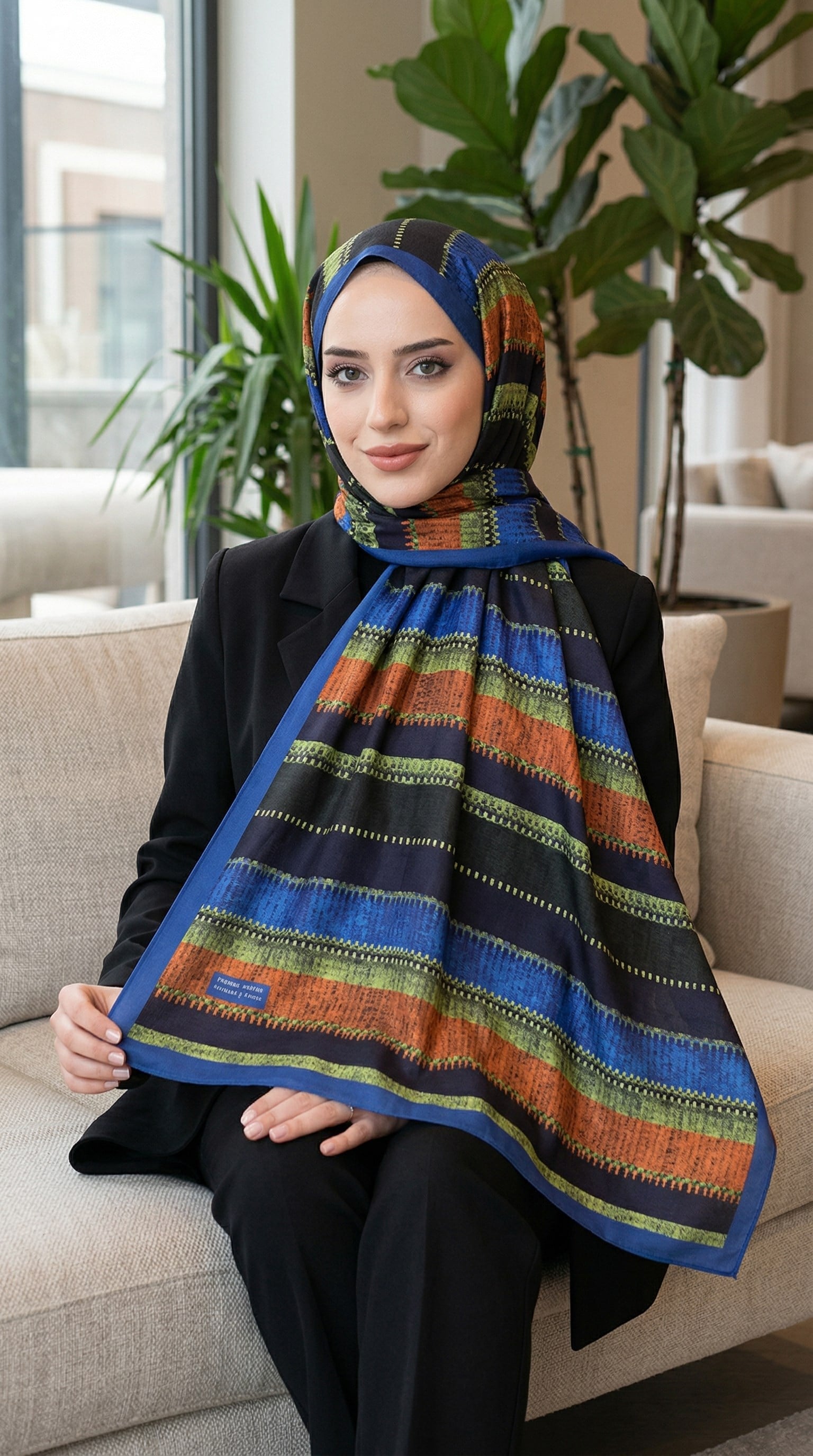 Desenli Soft Şal - 031