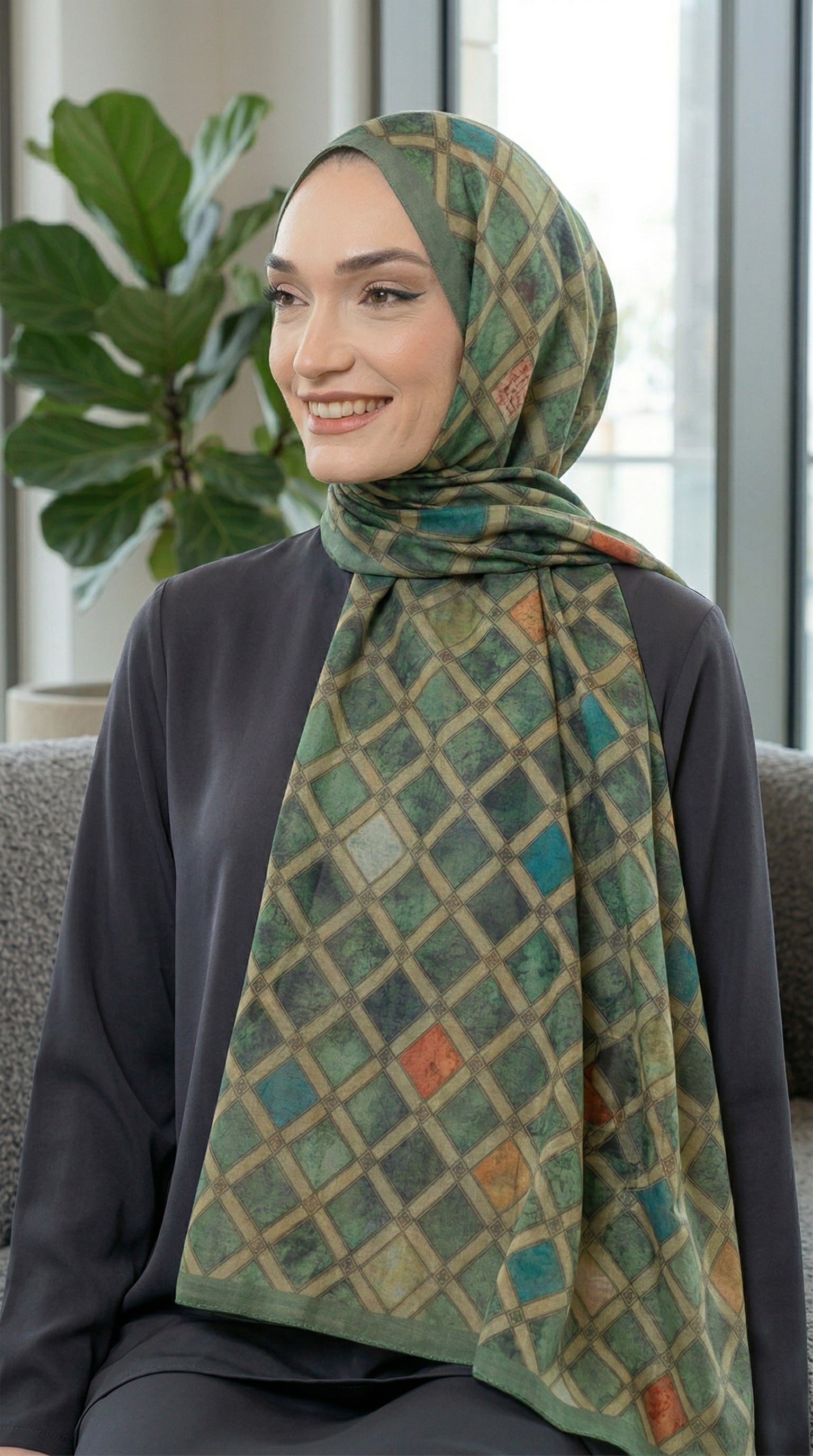 Desenli Soft Şal - 036