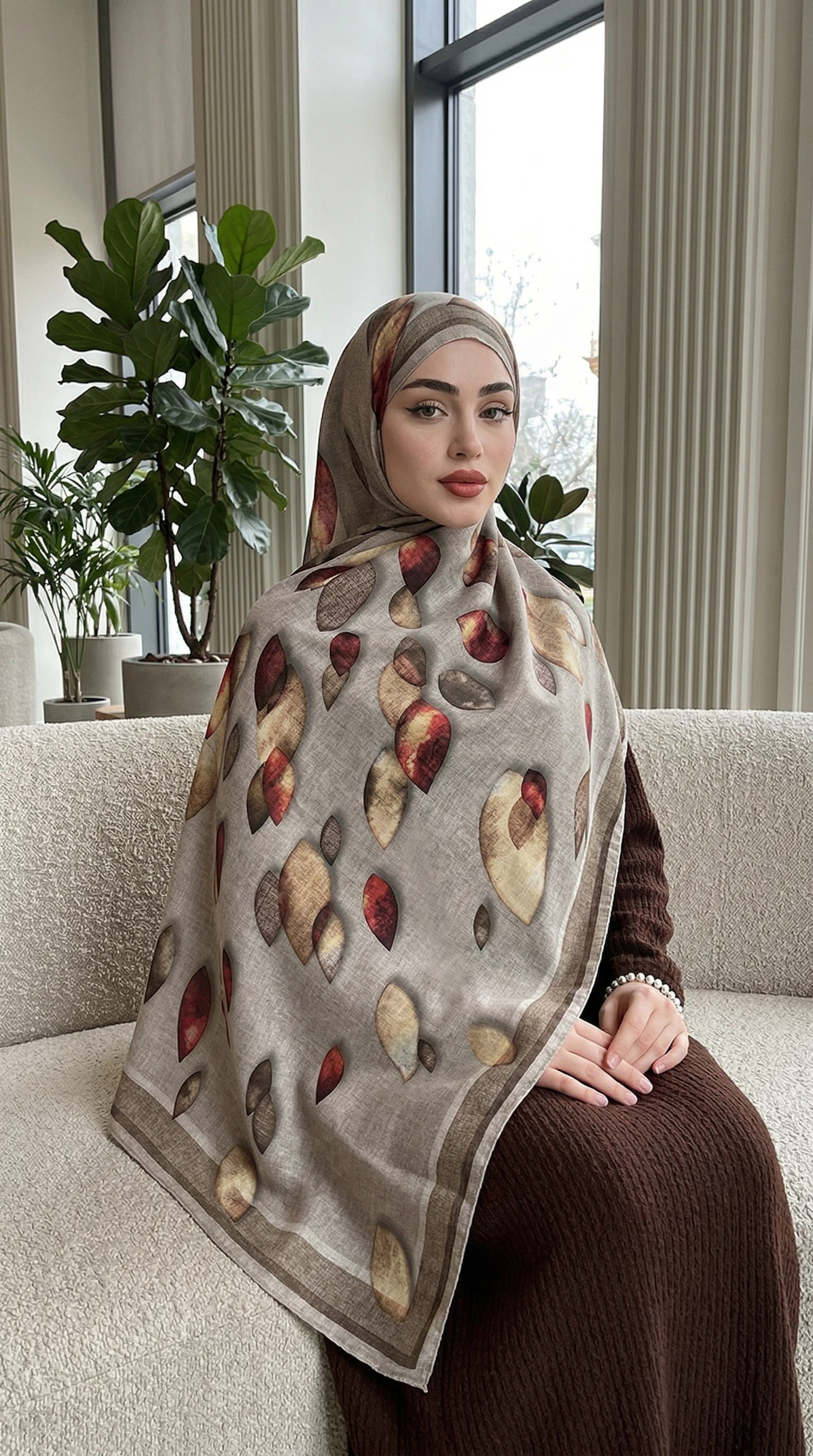 Desenli Soft Şal - 040
