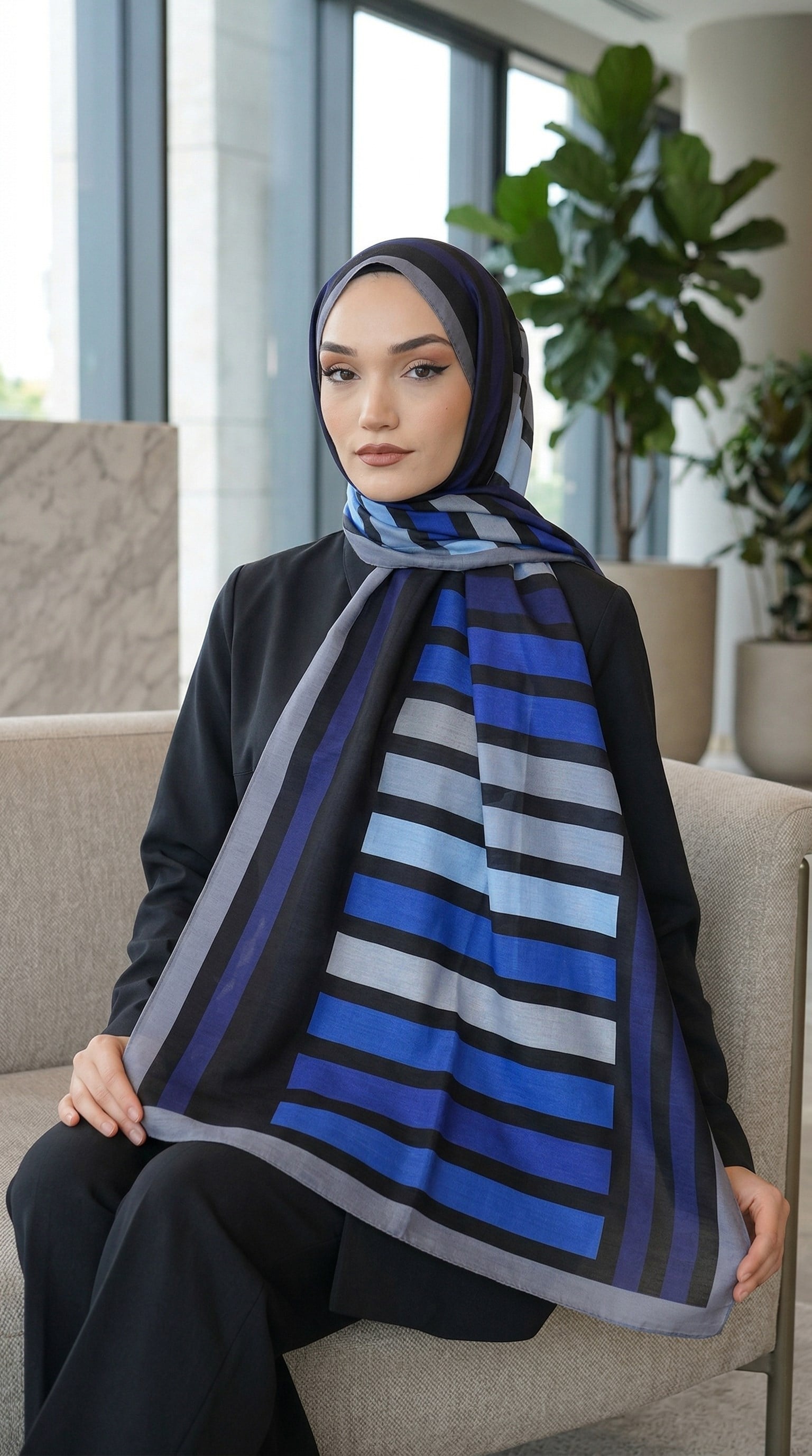 Desenli Soft Şal - 052