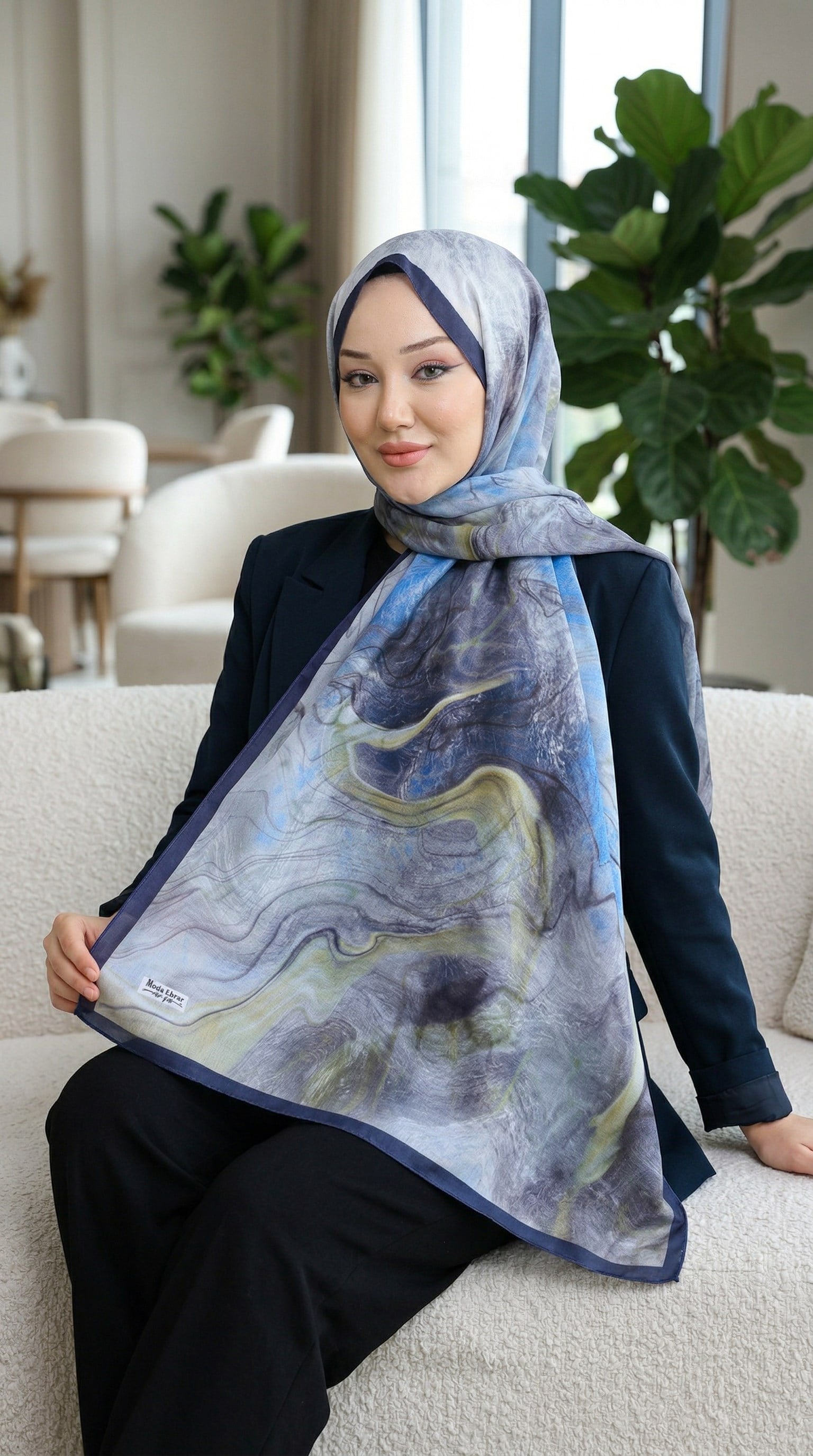 Desenli Soft Şal - 061