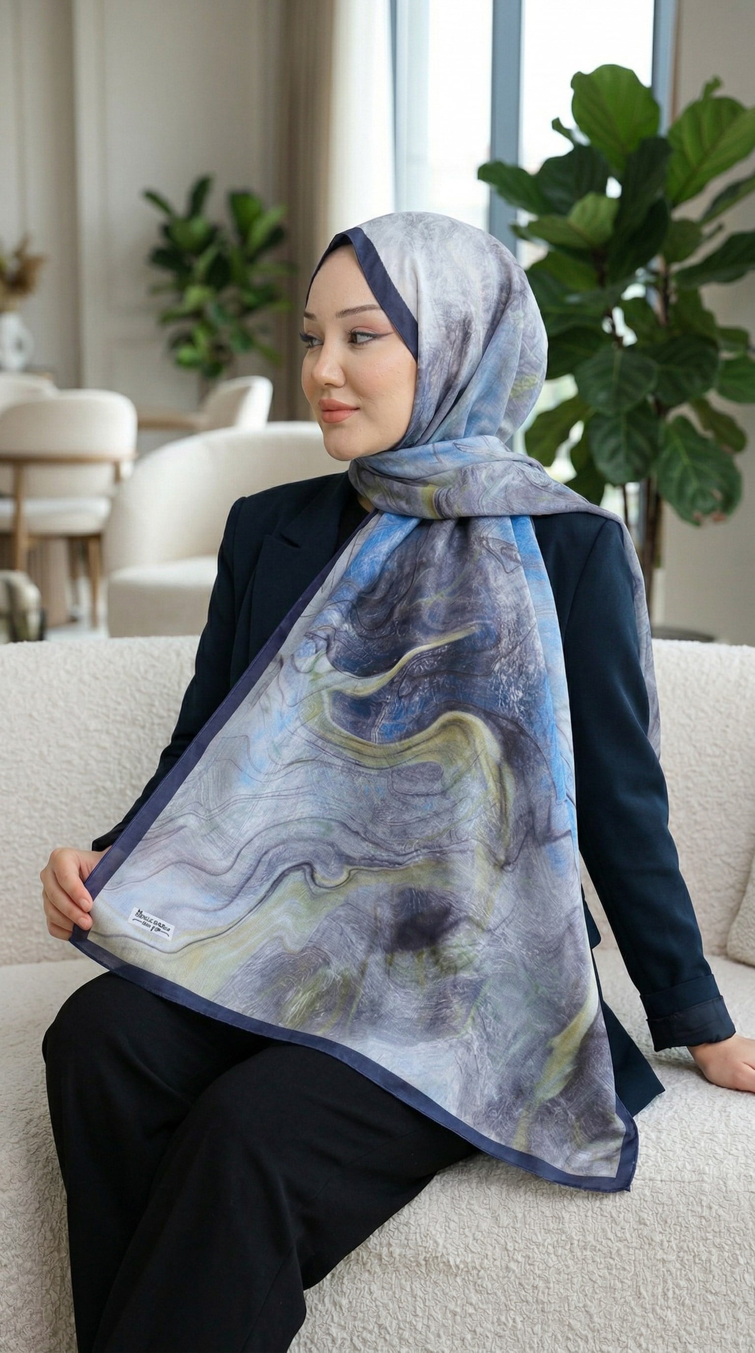 Desenli Soft Şal - 061