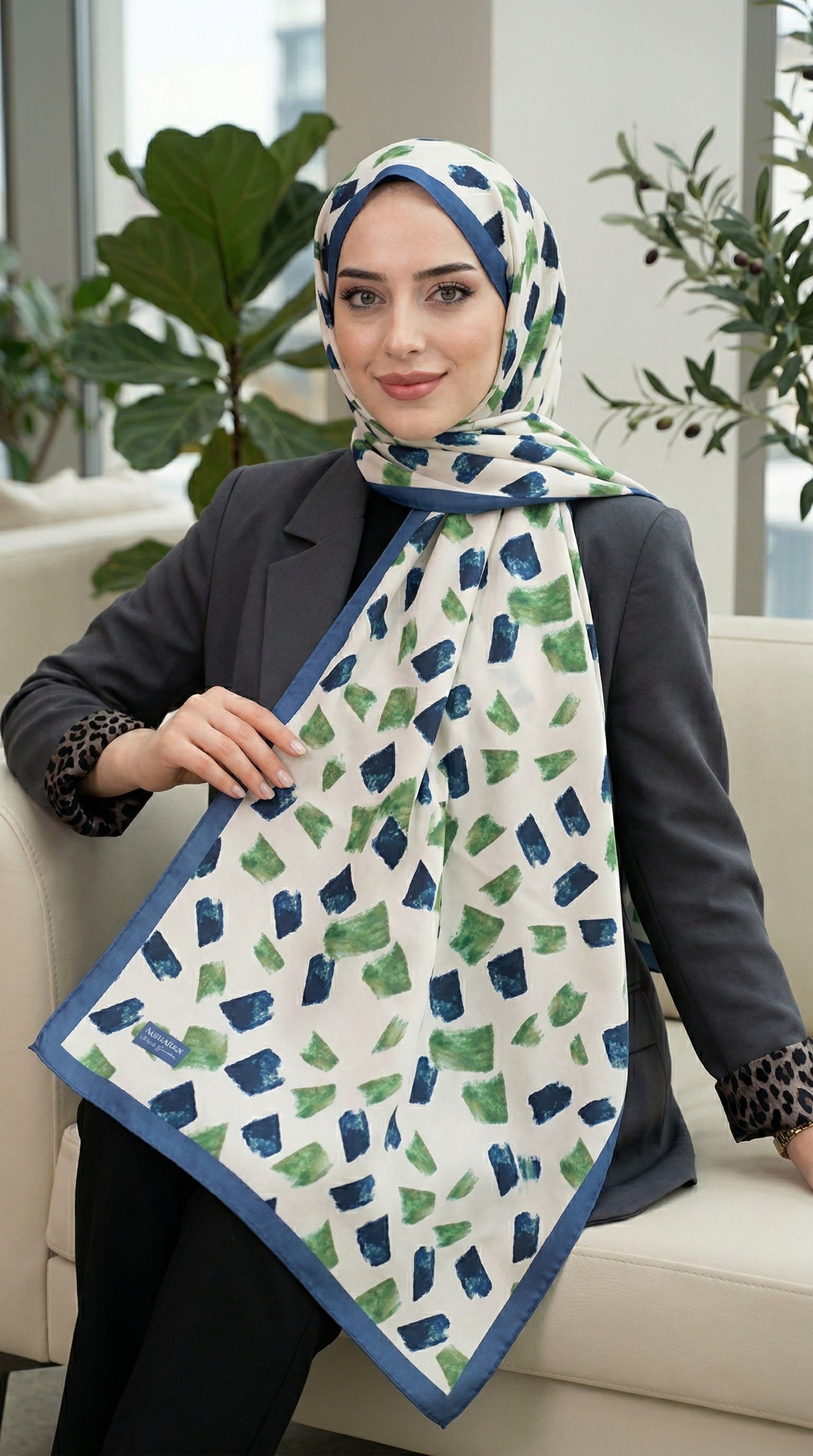 Desenli Soft Şal - 062
