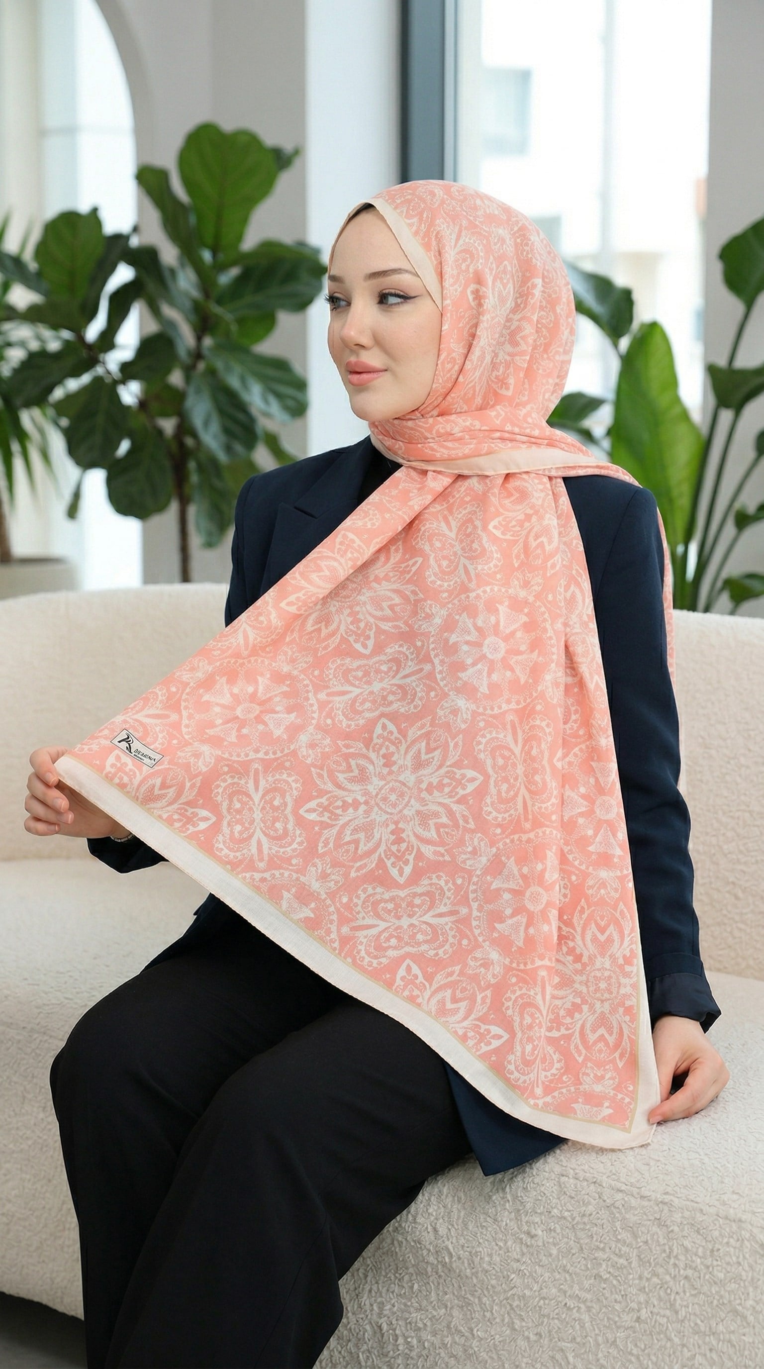 Desenli Soft Şal - 063