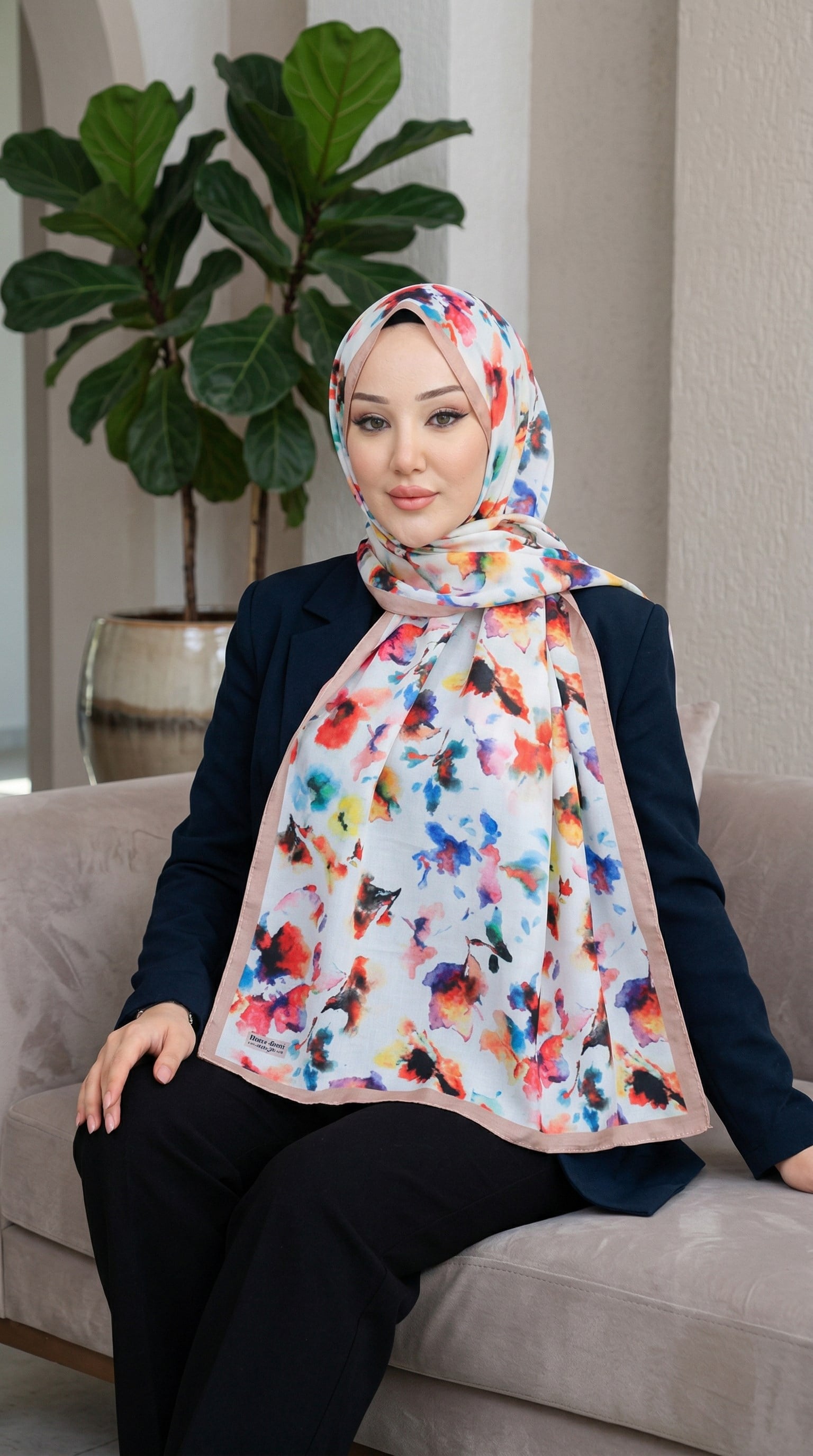 Desenli Soft Şal - 067