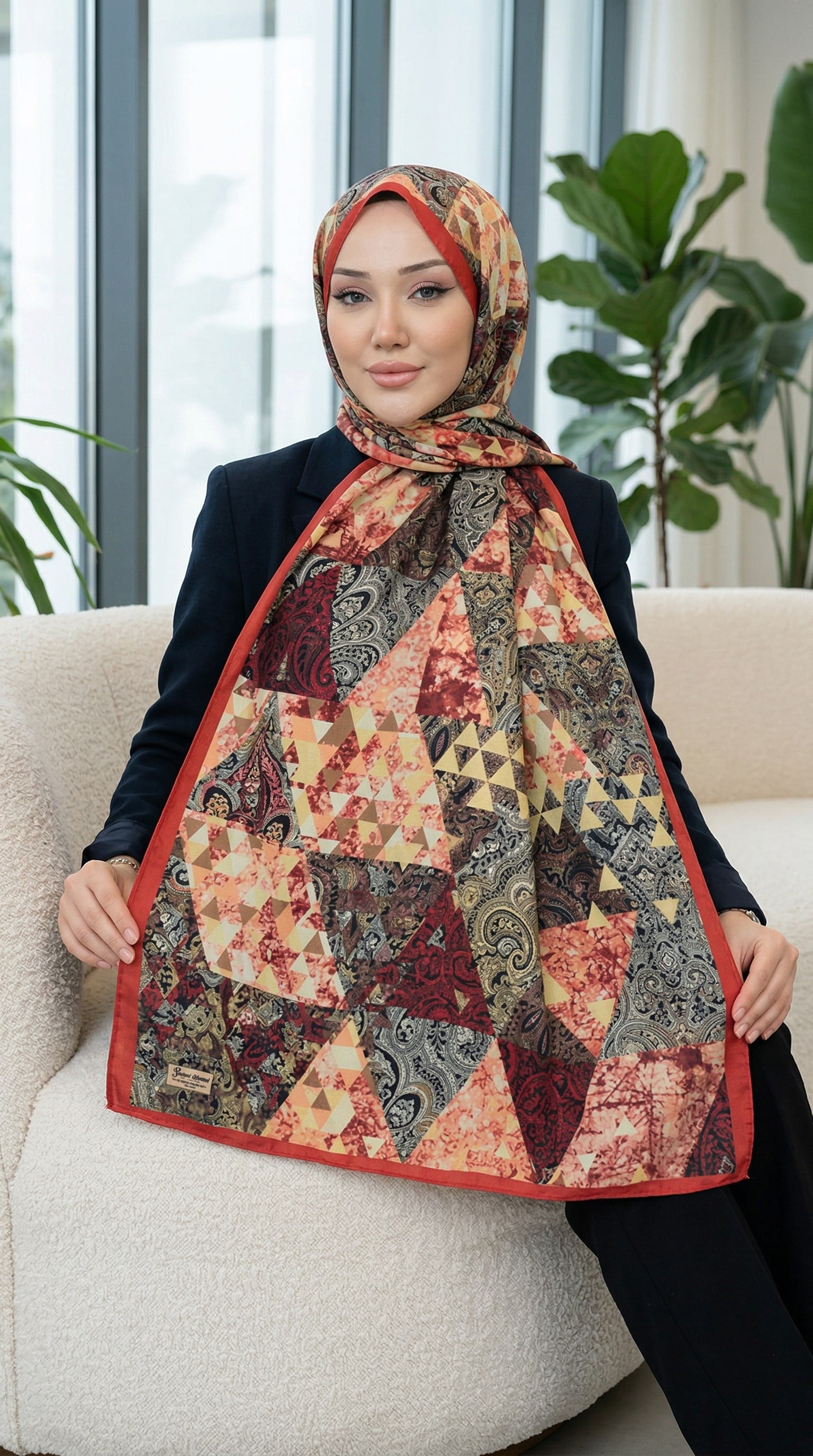 Desenli Soft Şal - 071