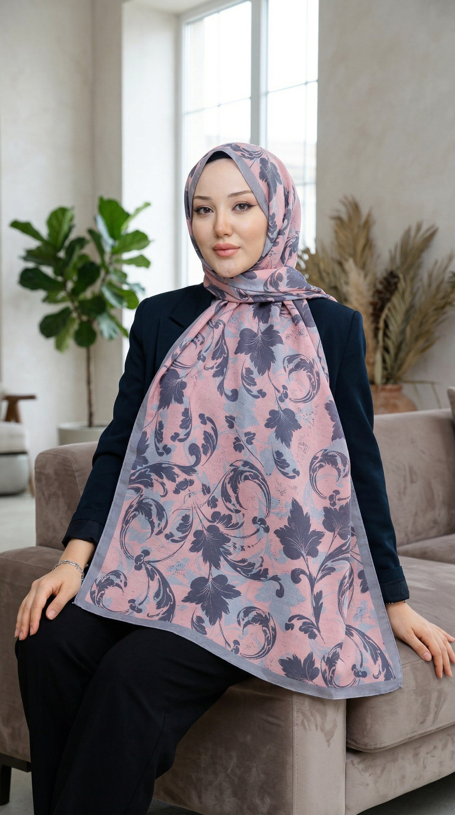Desenli Soft Şal - 072
