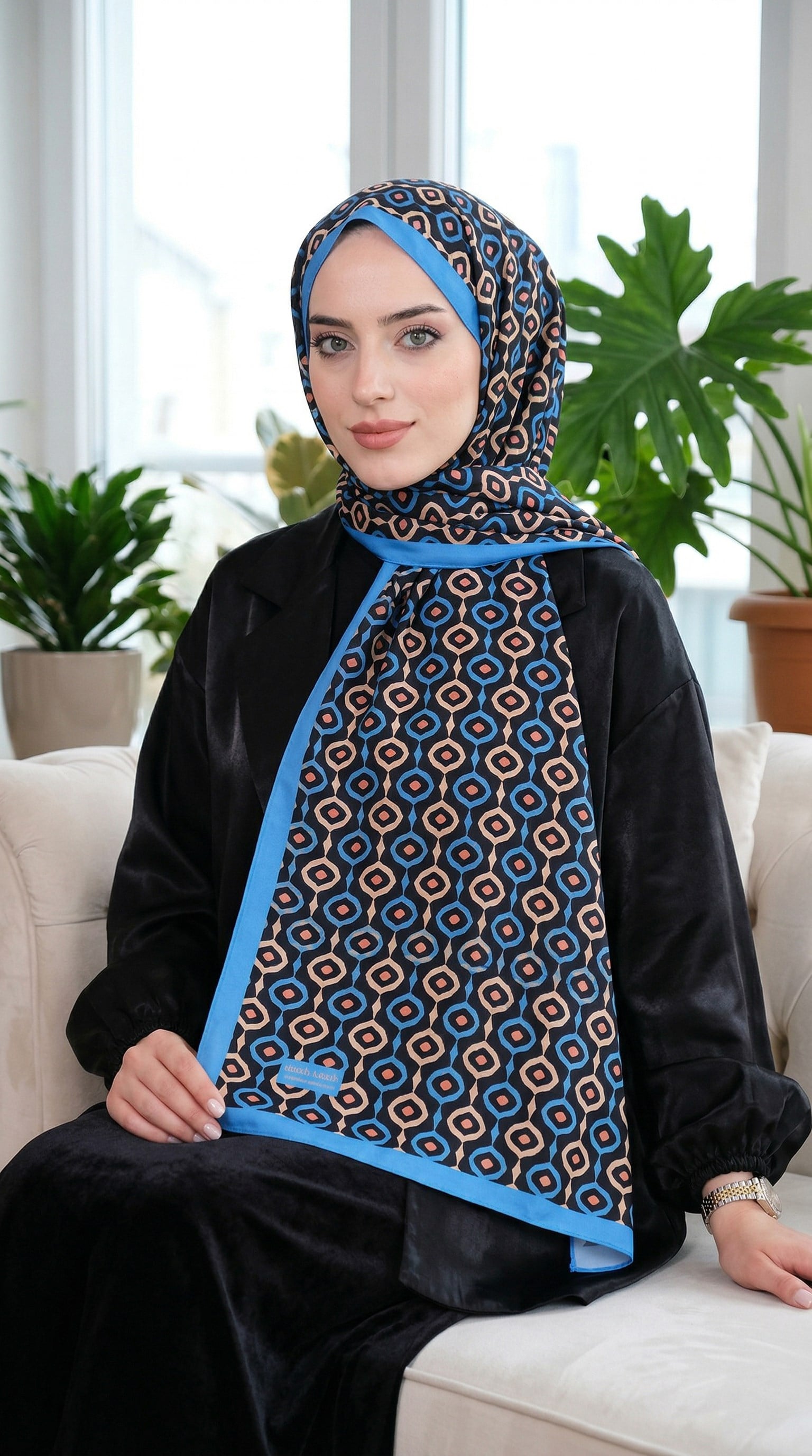 Desenli Soft Şal - 080