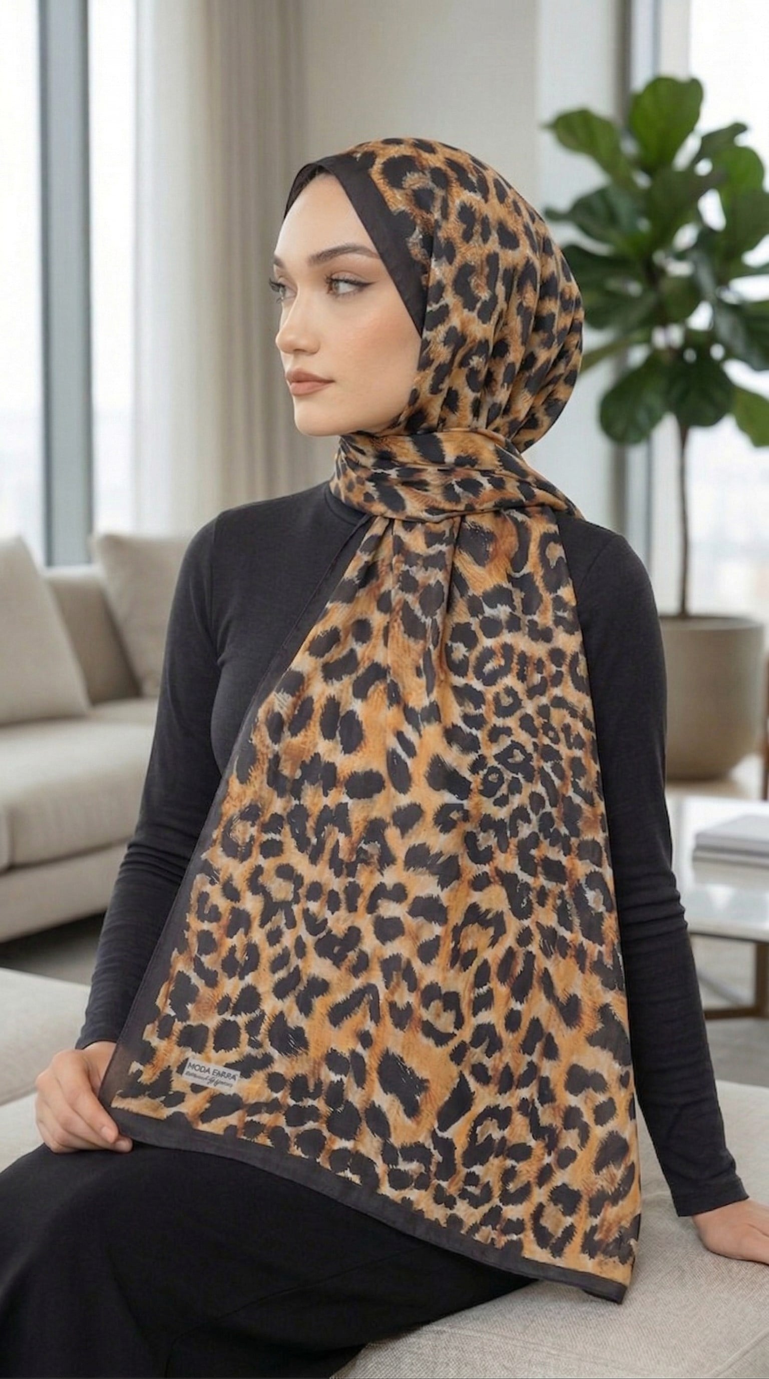 Desenli Soft Şal - 083