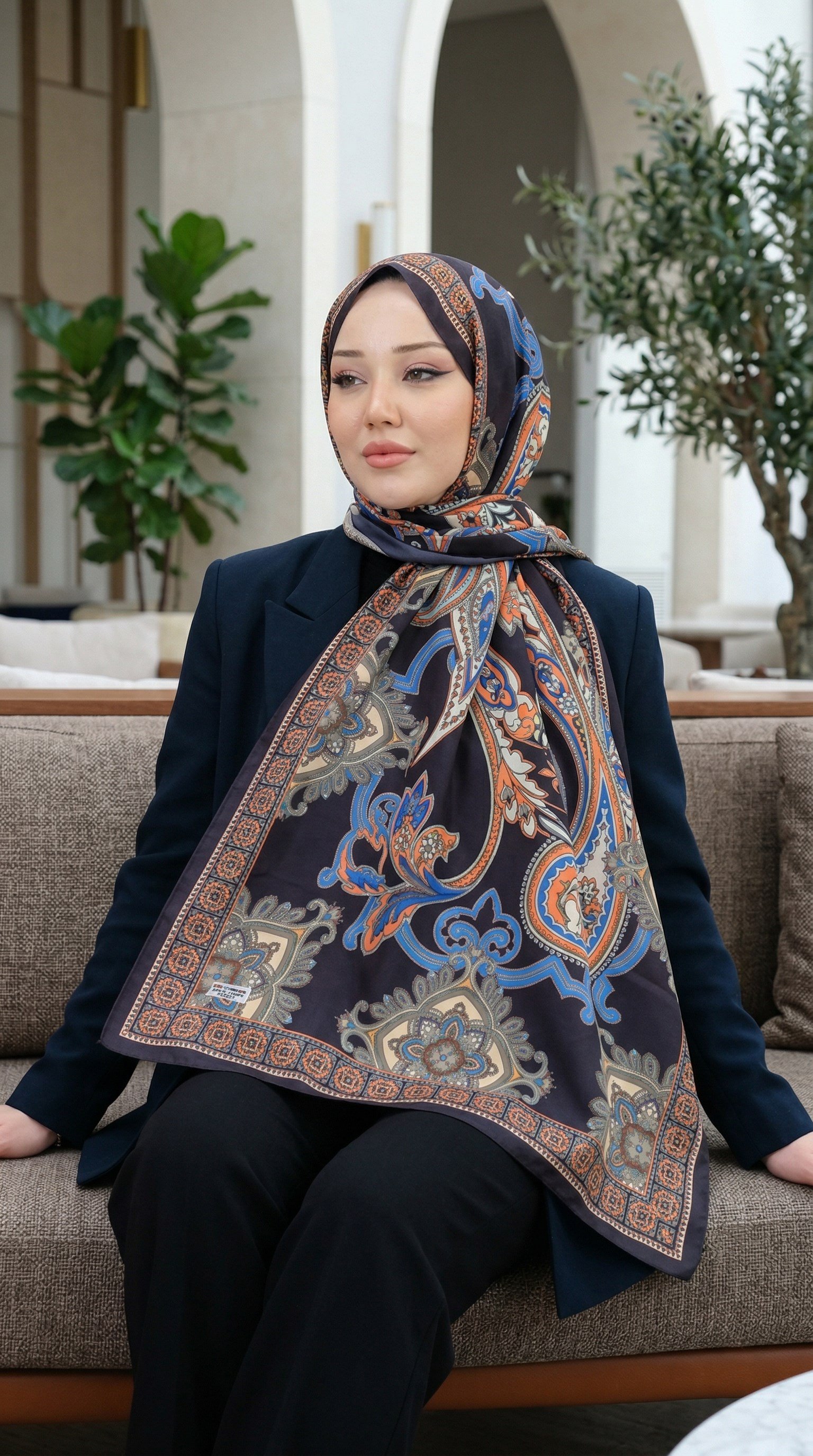 Desenli Soft Şal - 089