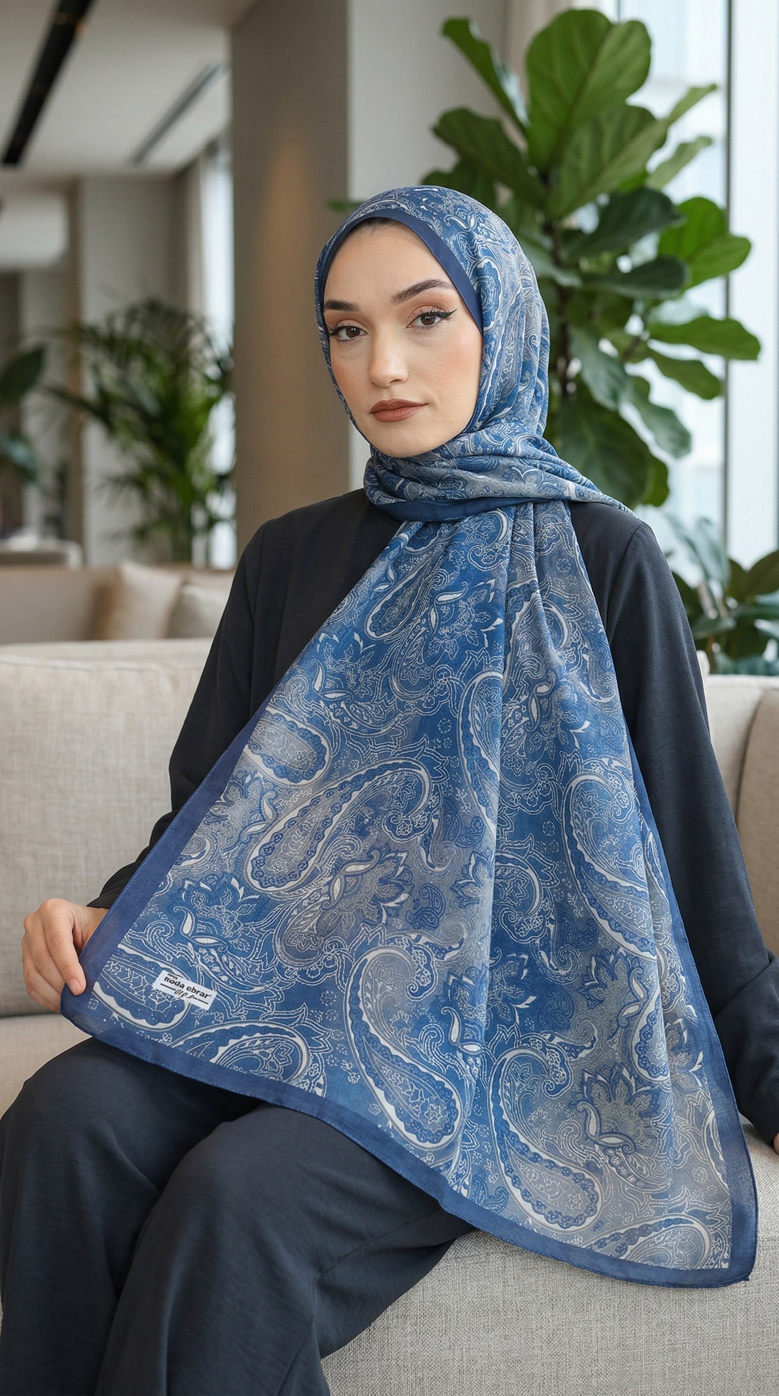 Desenli Soft Şal - 101