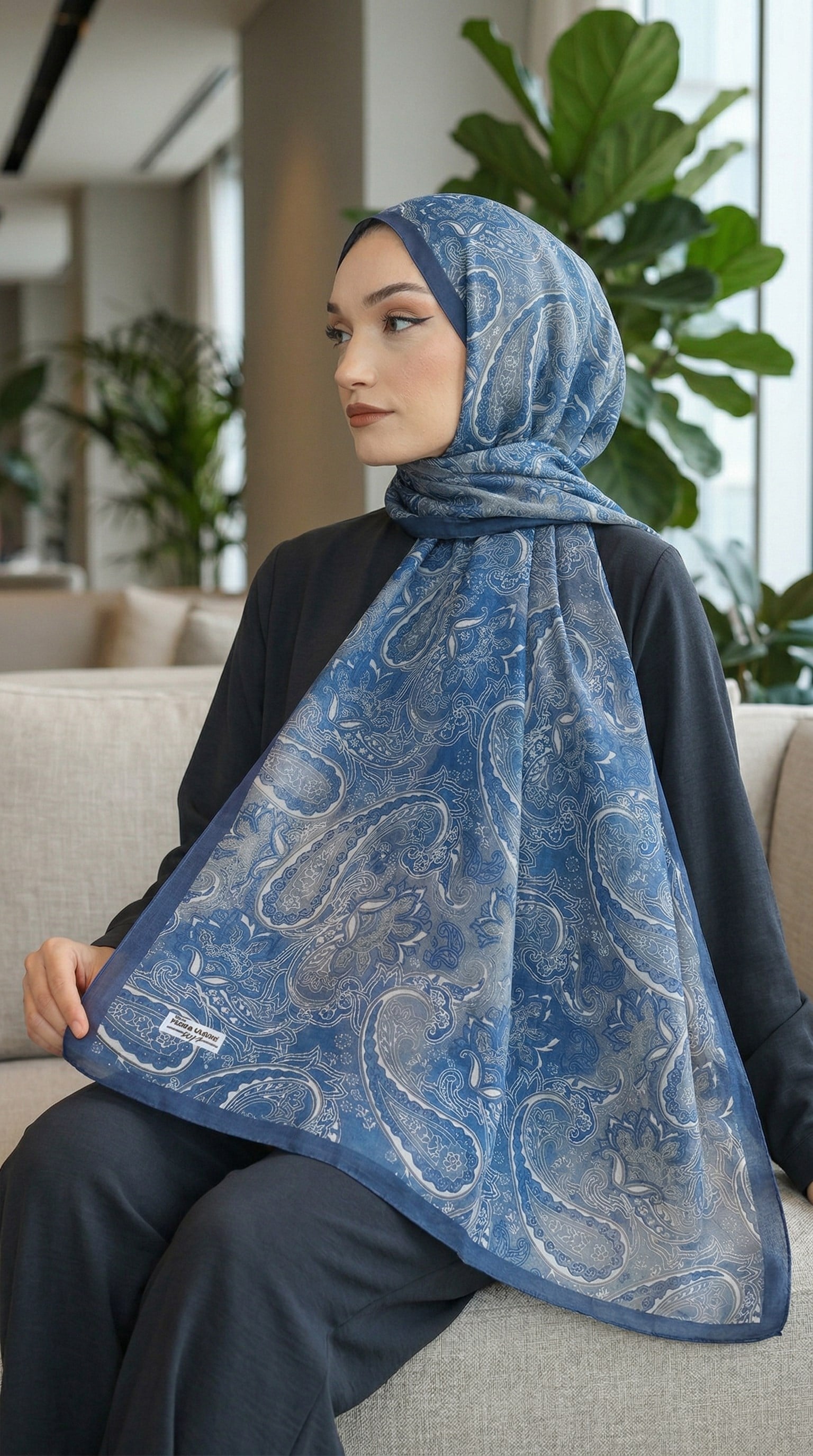 Desenli Soft Şal - 101