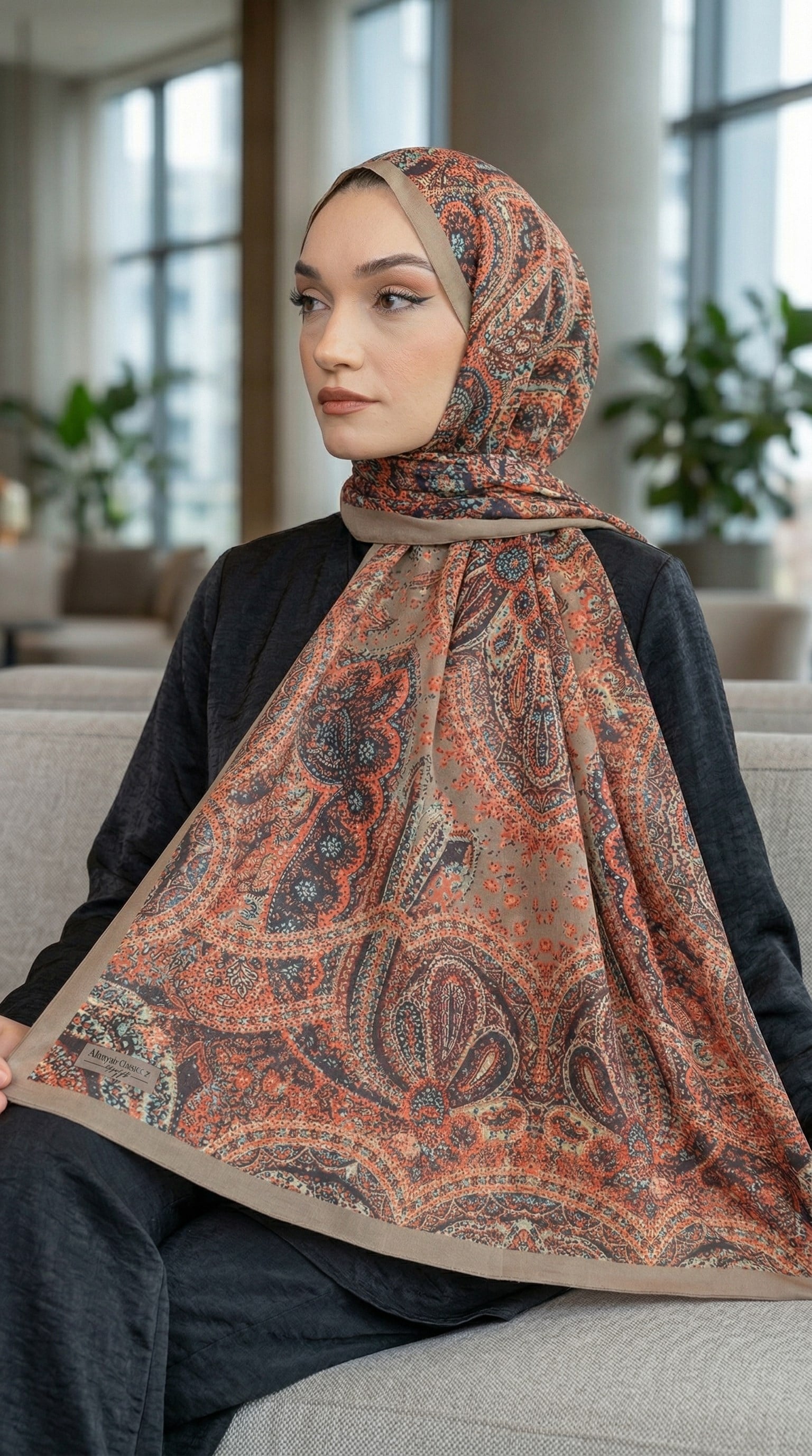 Desenli Soft Şal - 103