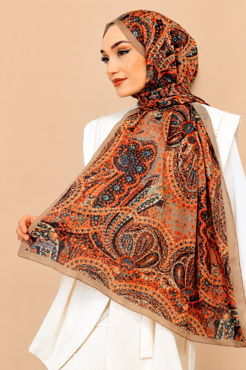 Desenli Soft Şal - 103