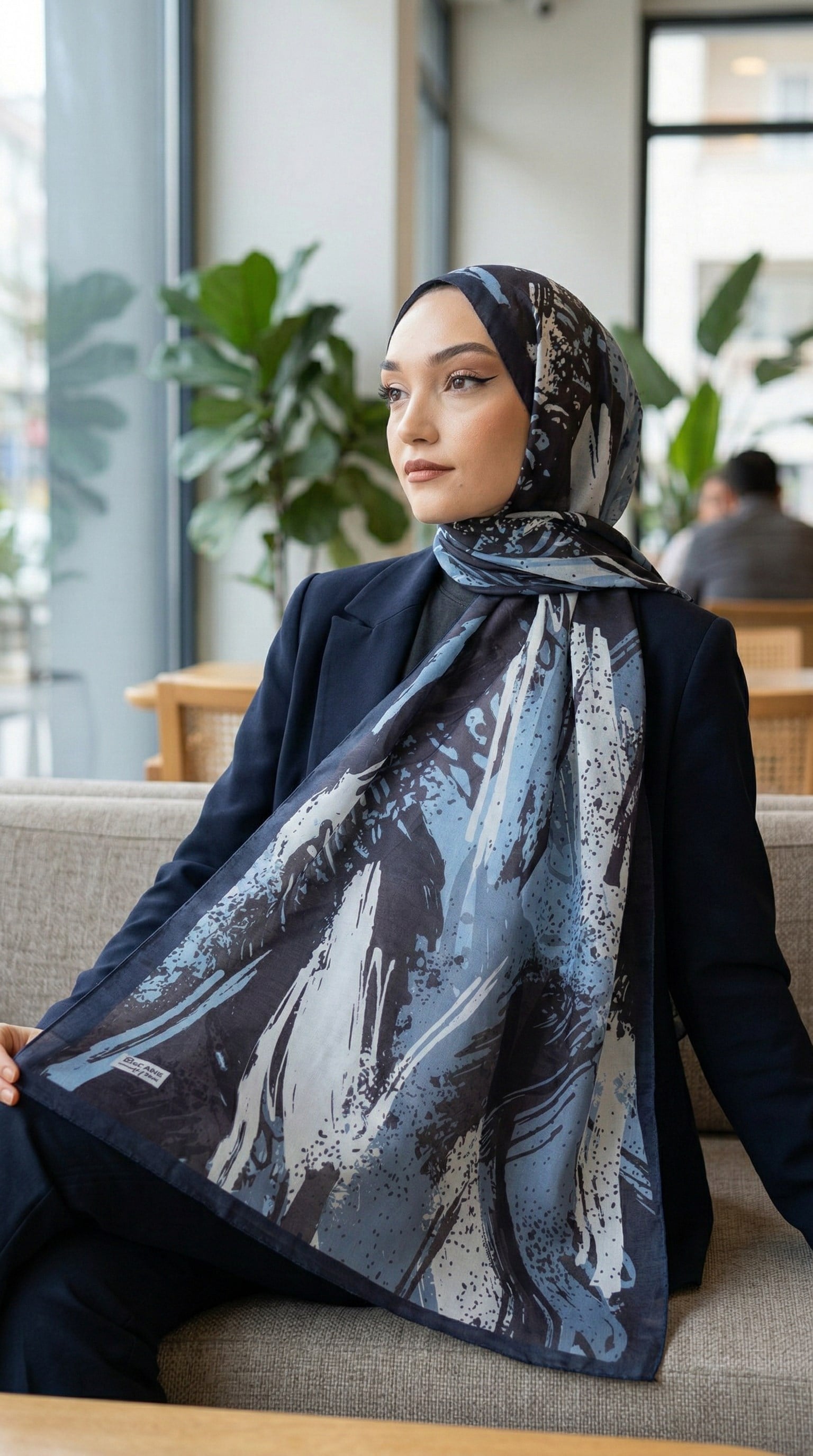 Desenli Soft Şal - 112
