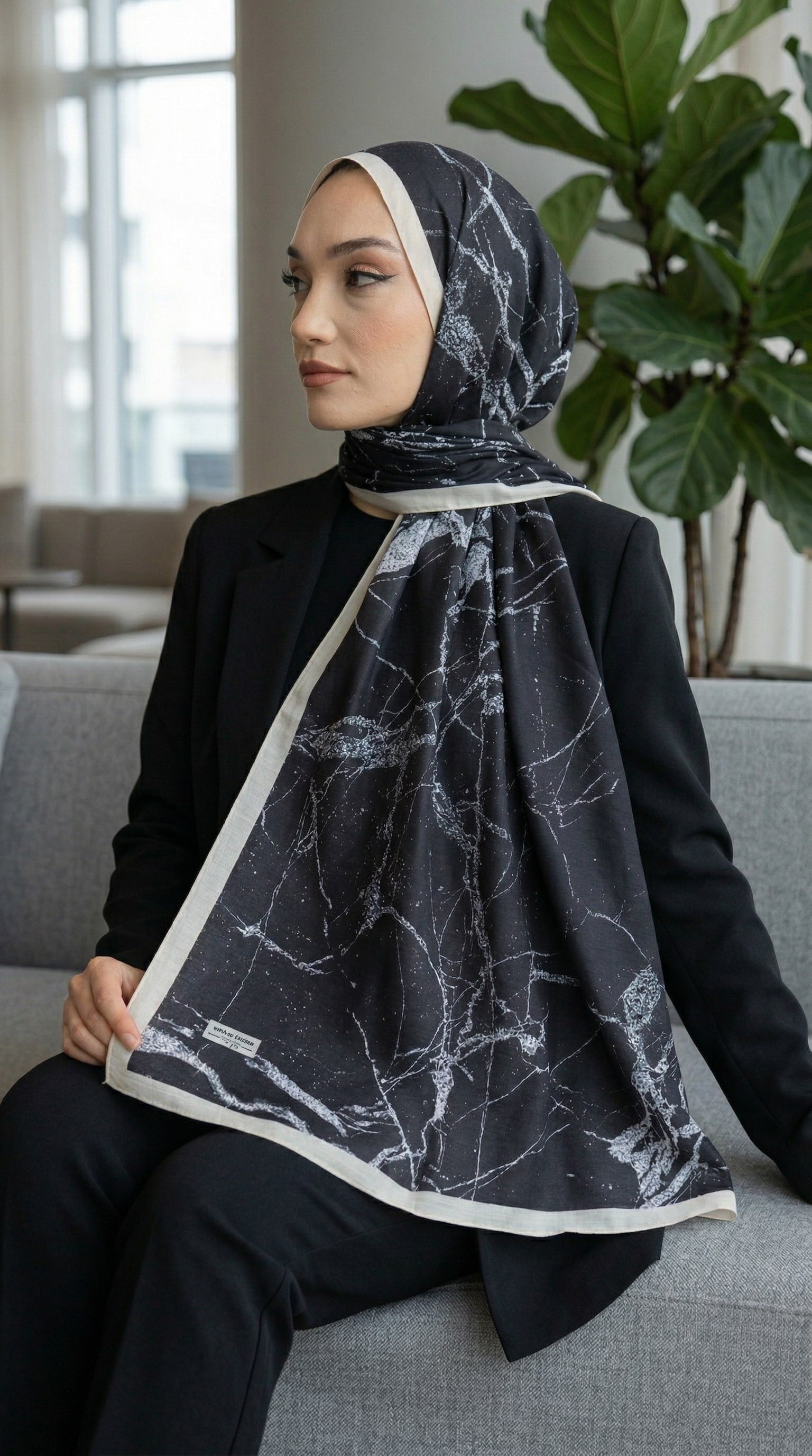 Desenli Soft Şal - 122