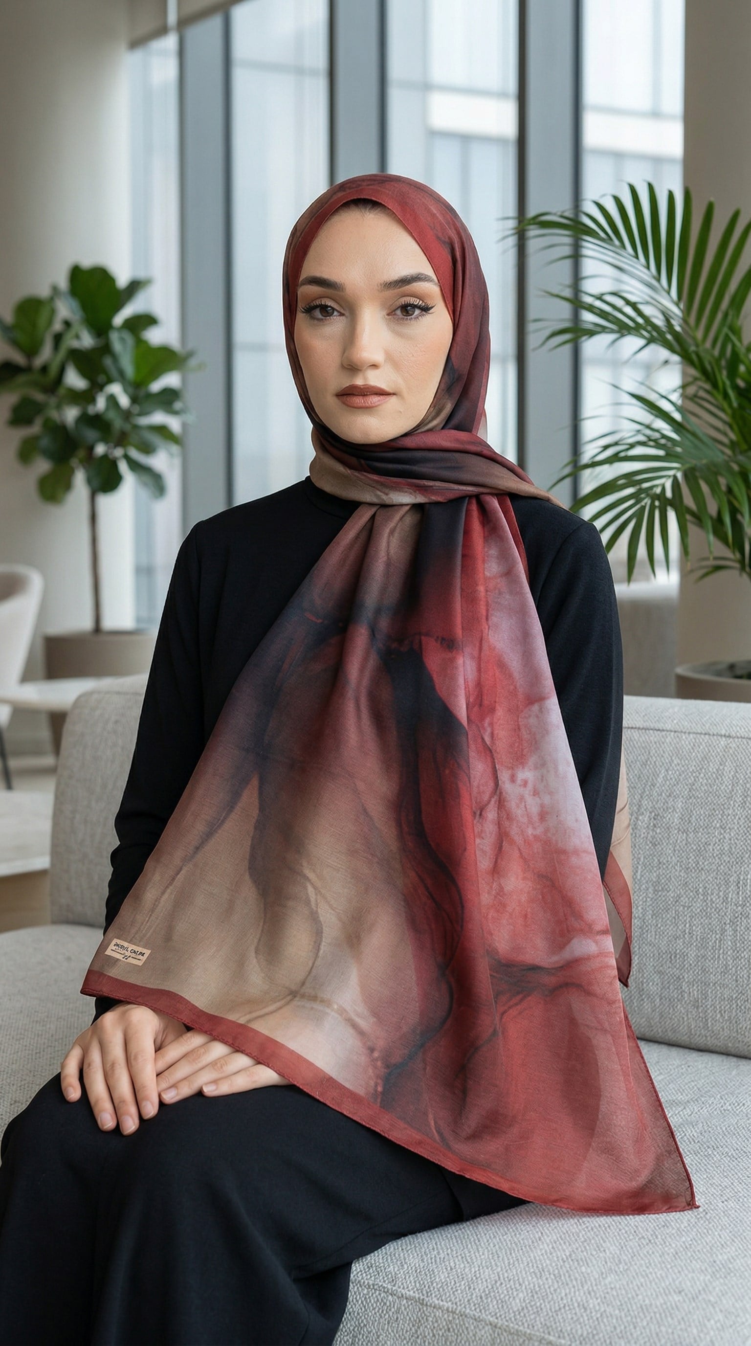 Desenli Soft Şal - 123