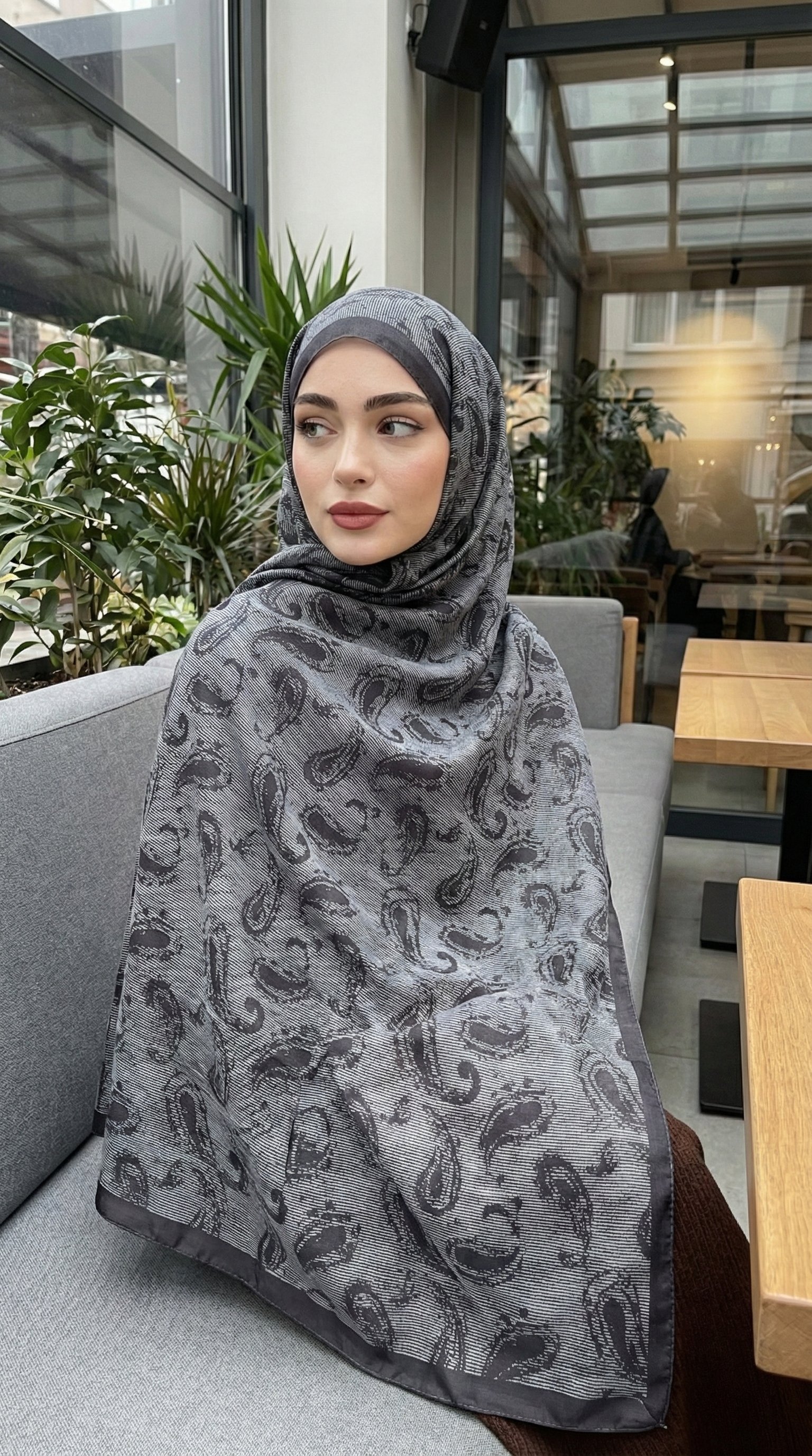 Desenli Soft Şal - 137