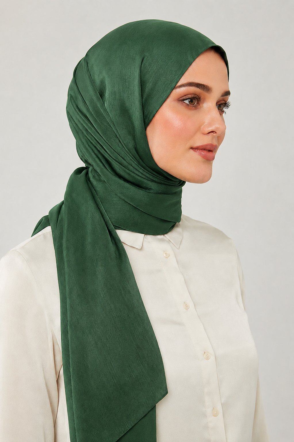 Haki Yeşil Janjan Şal - 669