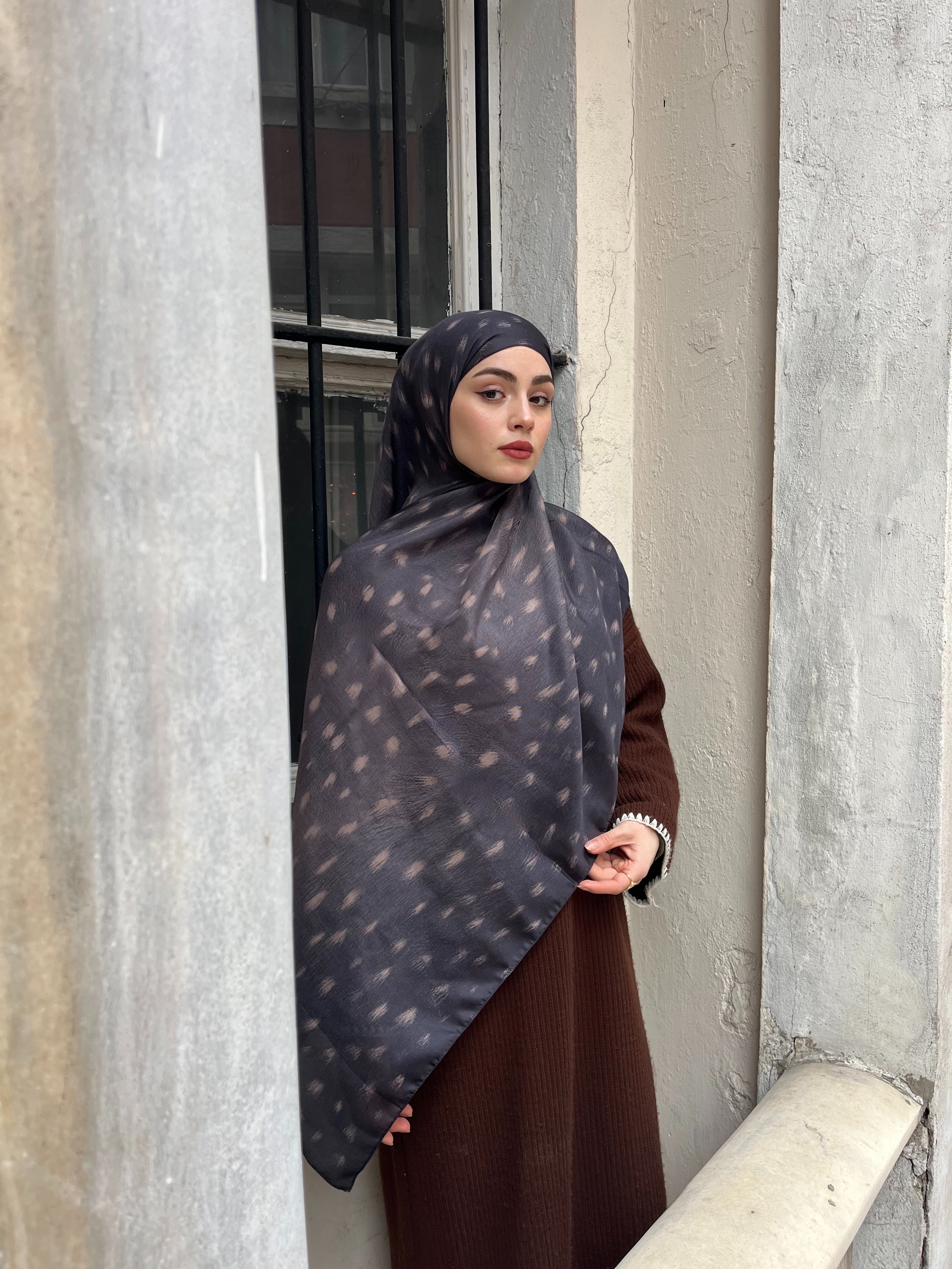 Soft Pamuk Desenli Şal - 132