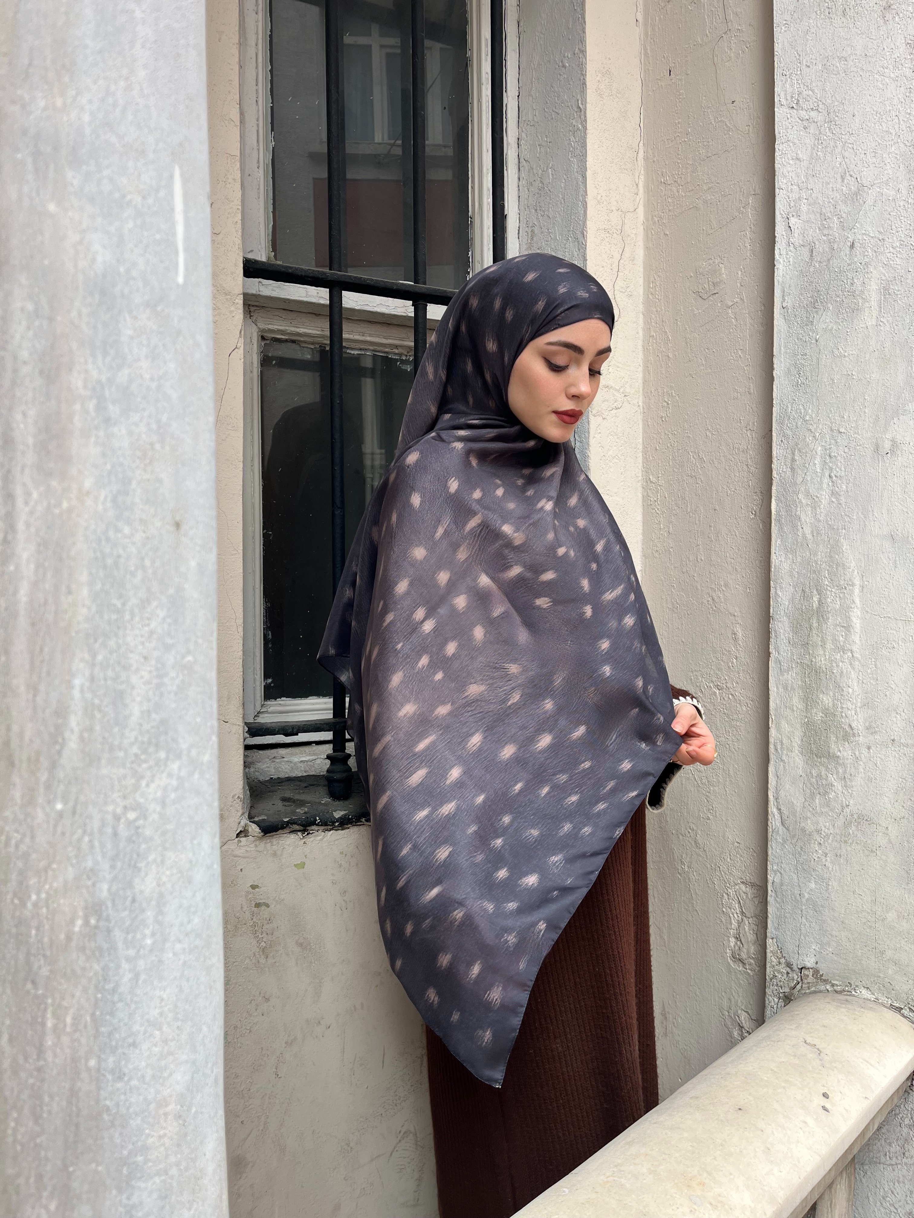 Soft Pamuk Desenli Şal - 132